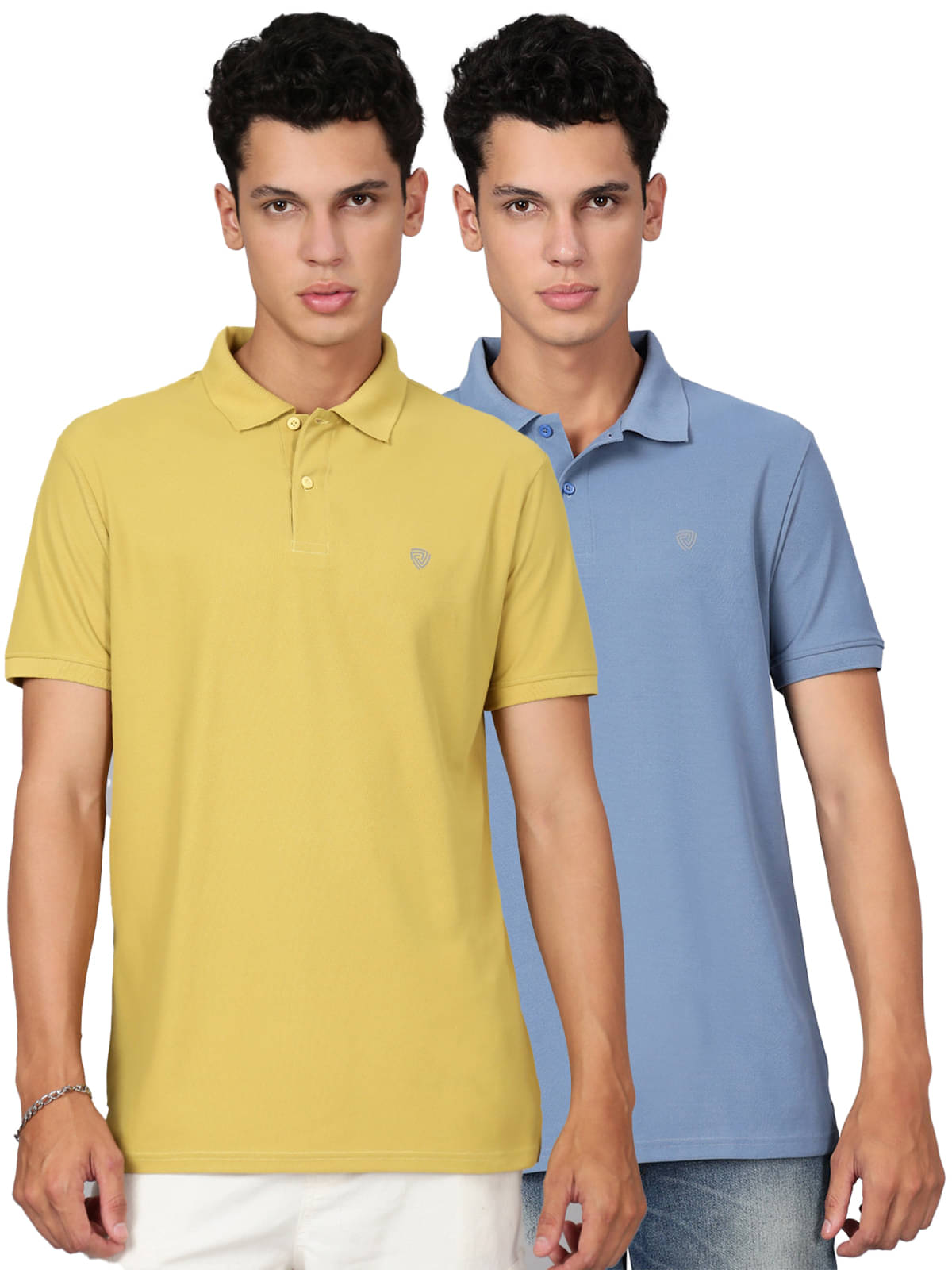 Lux Cozi Men Cotton Blend Regular Fit Solid Polo T Shirt ( Multicolor5 )     			Lux Cozi Men Cotton Blend Regular Fit Solid Polo T Shirt ( Multicolor5 )