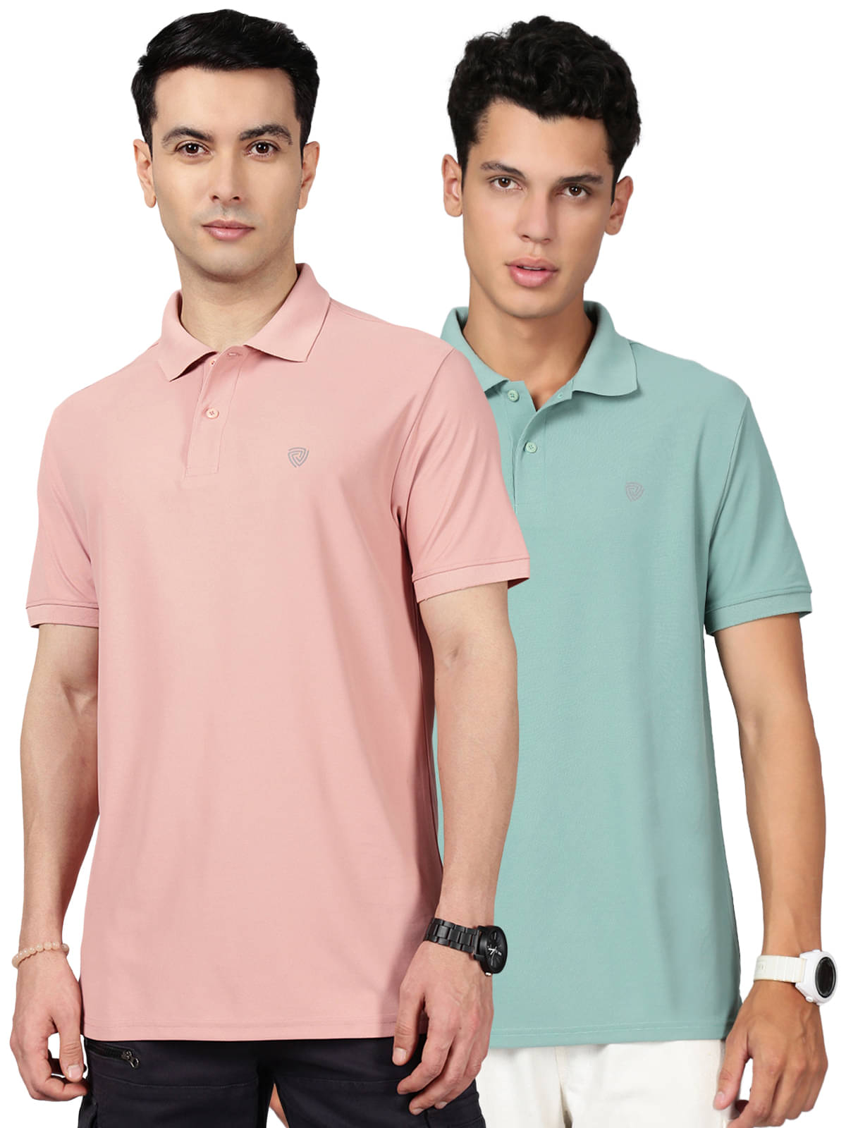 Lux Cozi Men Cotton Blend Regular Fit Solid Polo T Shirt ( Multicolor11 )     			Lux Cozi Men Cotton Blend Regular Fit Solid Polo T Shirt ( Multicolor11 )