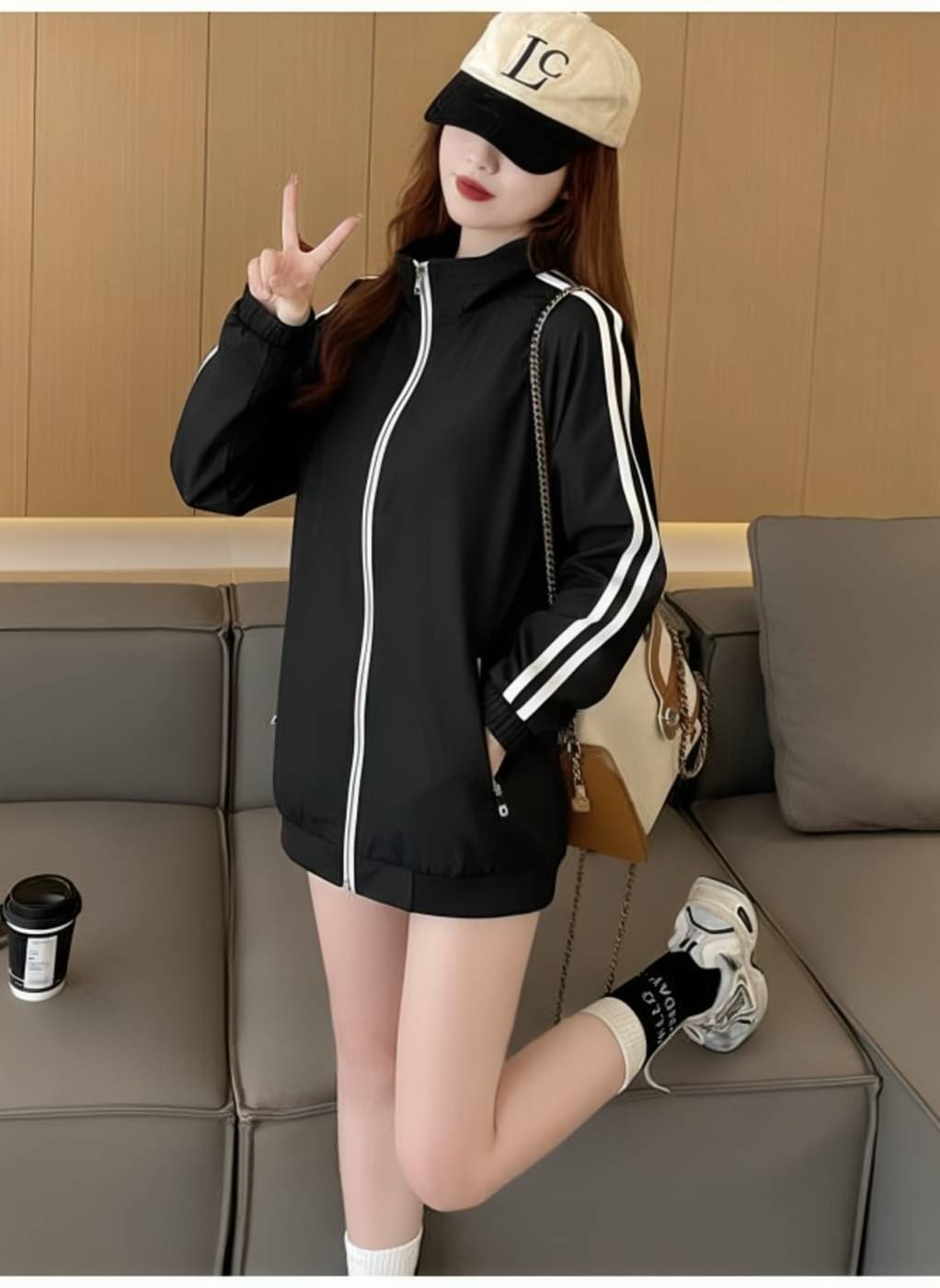 MAYKR Women Bomber Jacket ( Black ) MAYKR Women Bomber Jacket ( Black )