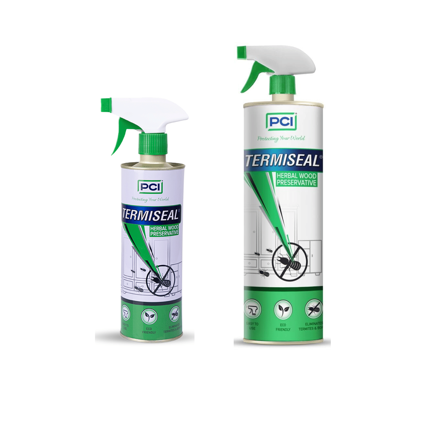 PCI Termiseal Herbal Wood Protection Spray for termites (1000 ML + 500 ML) PCI Termiseal Herbal Wood Protection Spray for termites (1000 ML + 500 ML)