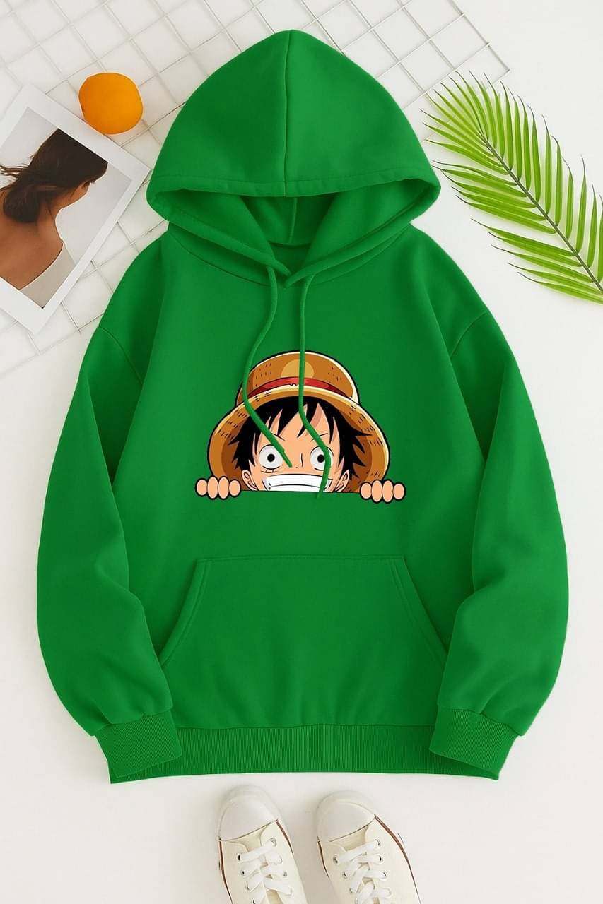     			PERSONALITEE Fleece Hooded Men's Sweatshirt - Mint Green ( Pack of 1 )