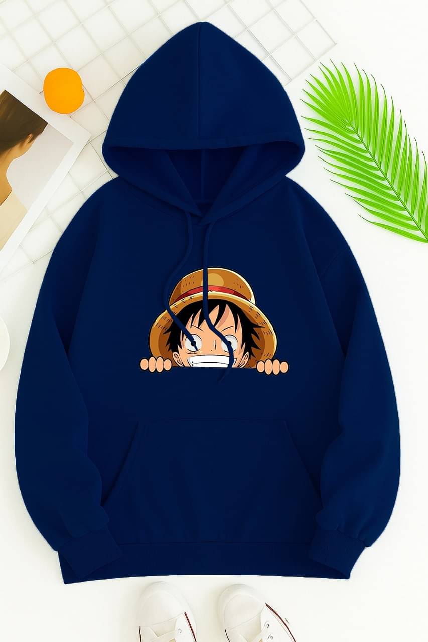     			PERSONALITEE Fleece Hooded Men's Sweatshirt - Blue ( Pack of 1 )