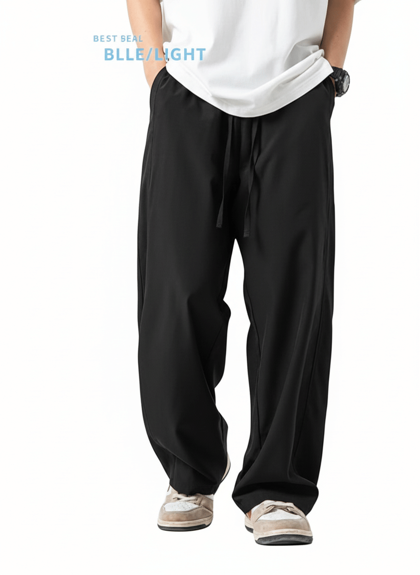     			Posu Trendz Regular Men's Joggers - Black ( Pack of 1 )