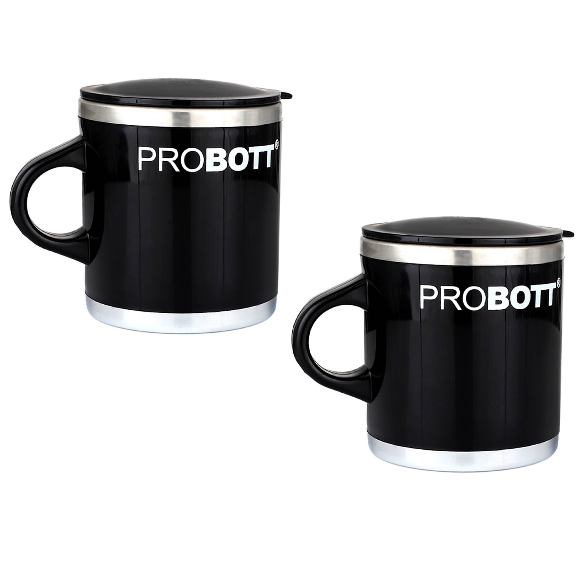     			Probott Costa Mug Stainless Steel Coffee Mug 250 mL ( Pack of 2 )