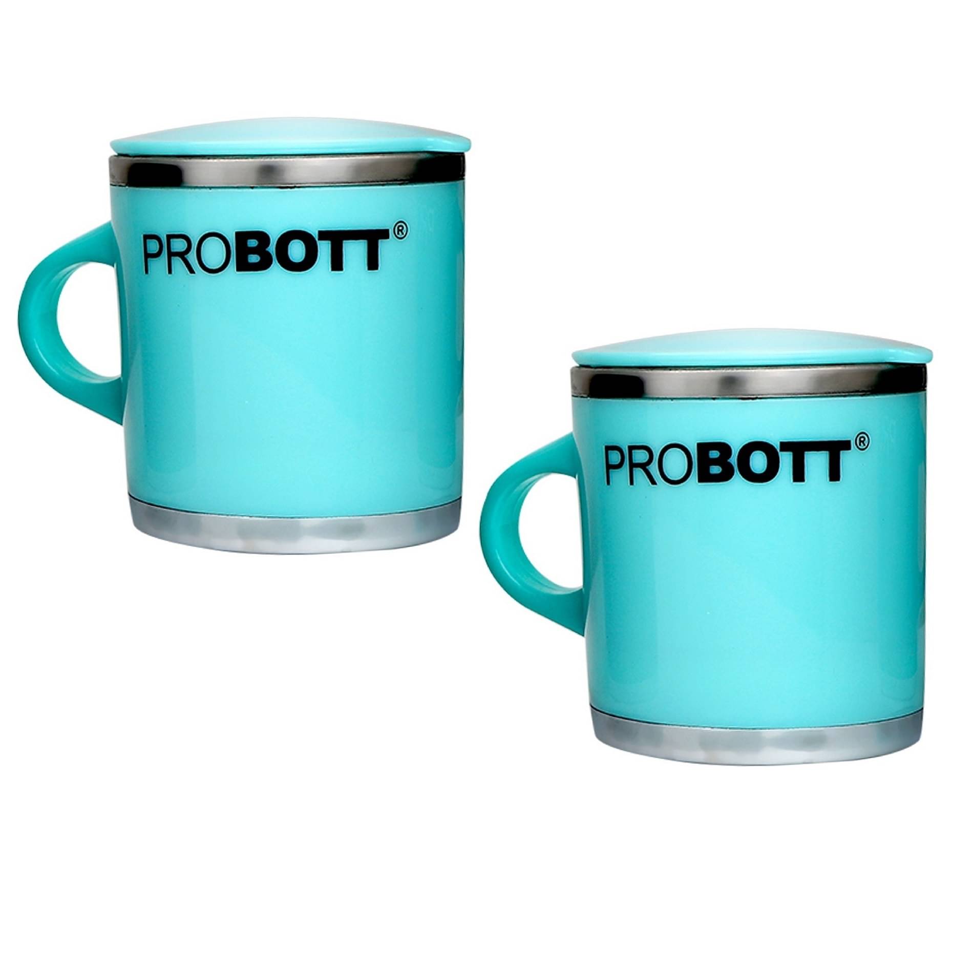     			Probott Costa Mug Stainless Steel Coffee Mug 250 mL ( Pack of 2 )