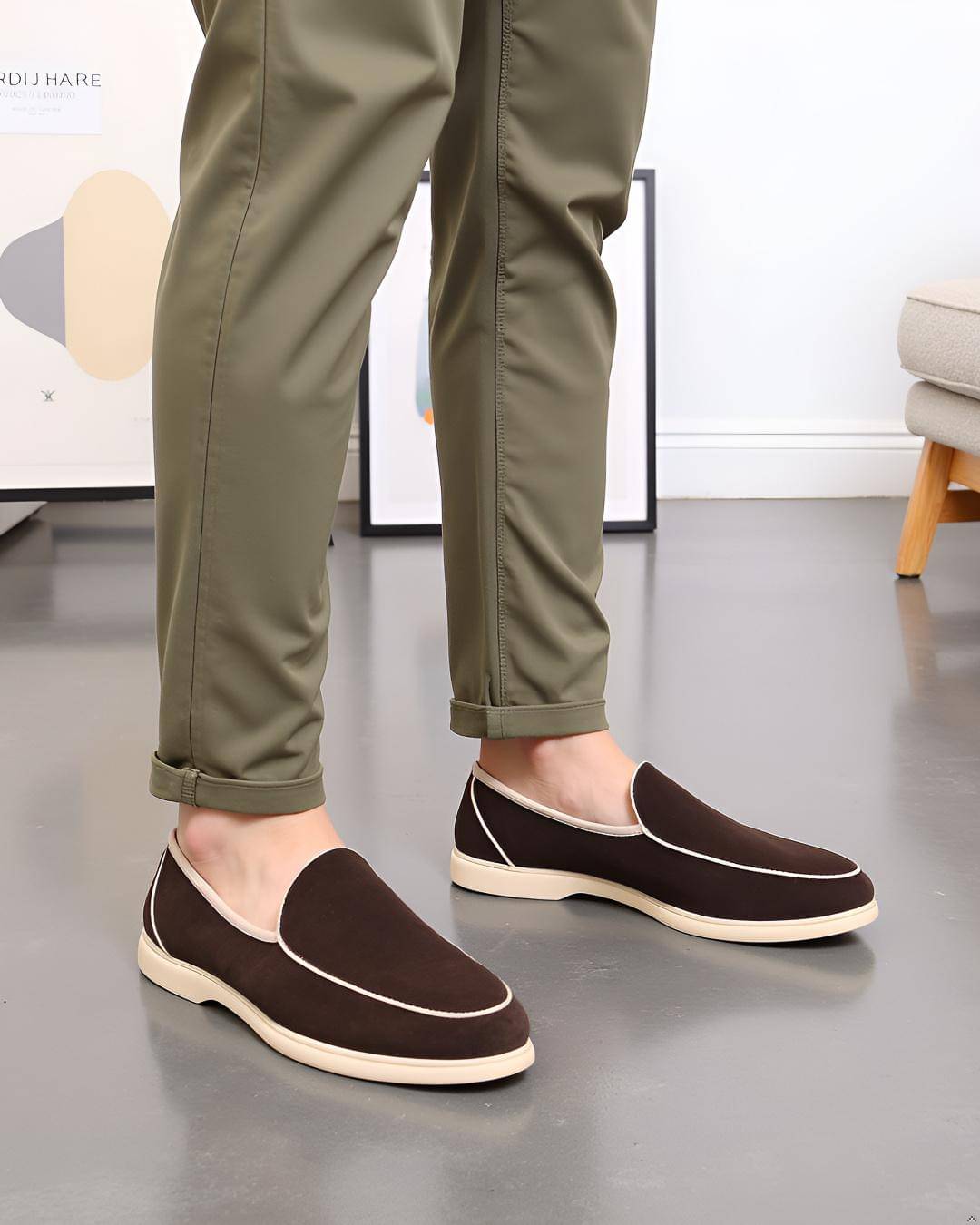     			Prolific MHKL-CM286 Brown Men's Slip-on Shoes