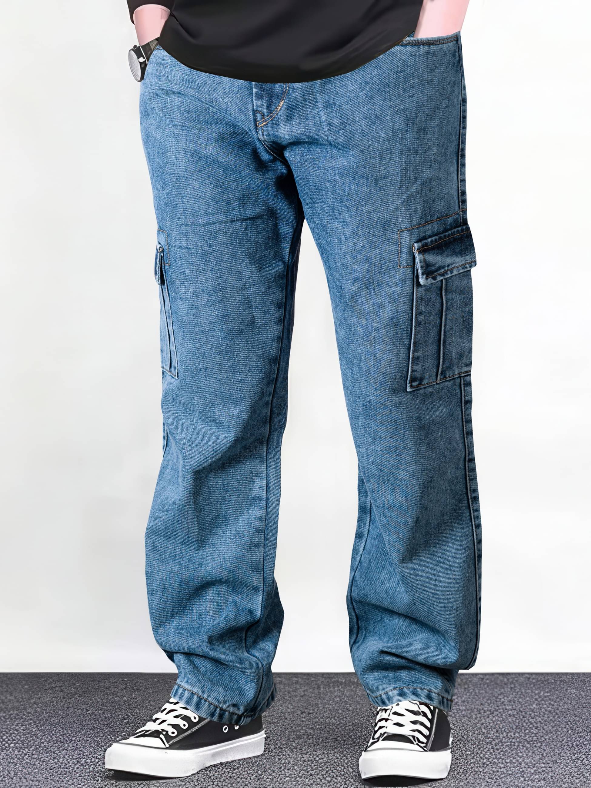     			RIG BONE Clean Look Men's Jeans - Light Blue ( Pack of 1 )