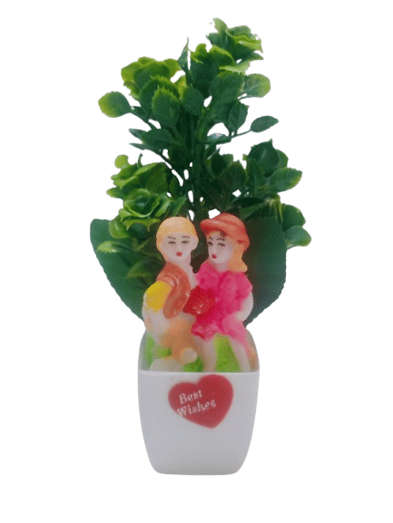     			SRI SAINATH ENTERPRISE Plastic Table Vase 15 cms - Pack of 1