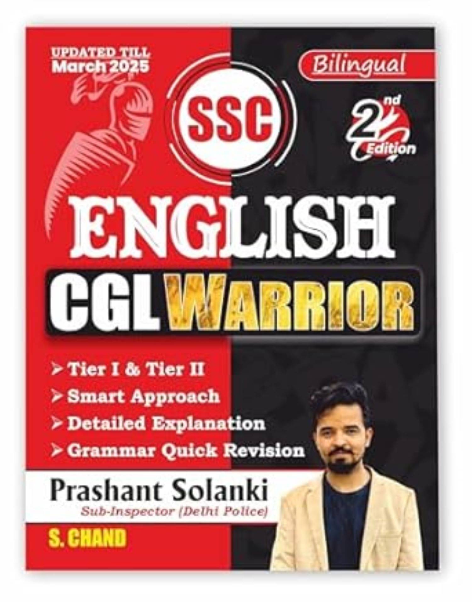     			SSC English CGL Warrior (2nd Edition) 2025 - 2026 Exam Book | In Bilingual | By Prashant Solanki | Updated Till March 2025