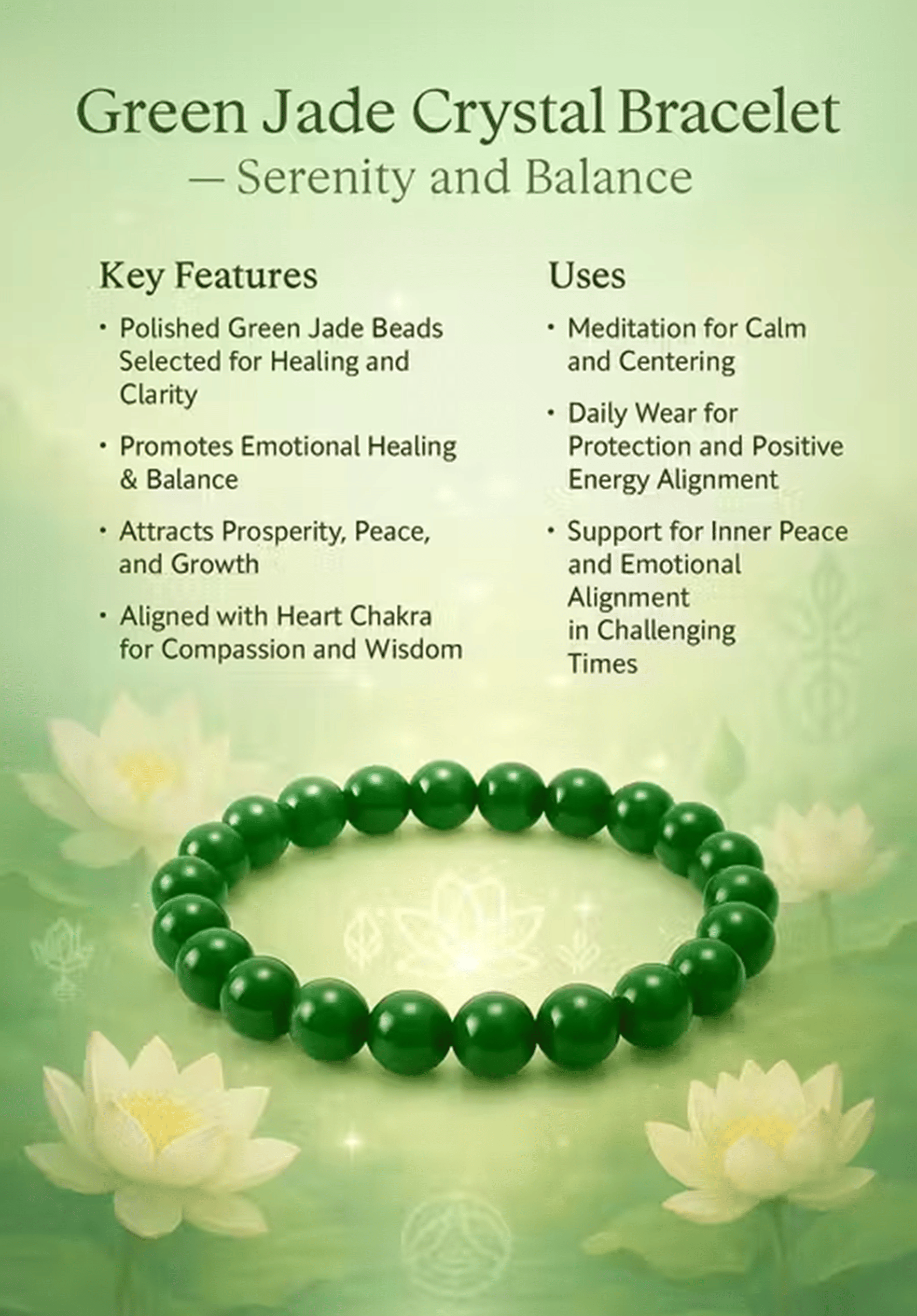     			Seora Green Bracelet ( Pack of 1 )
