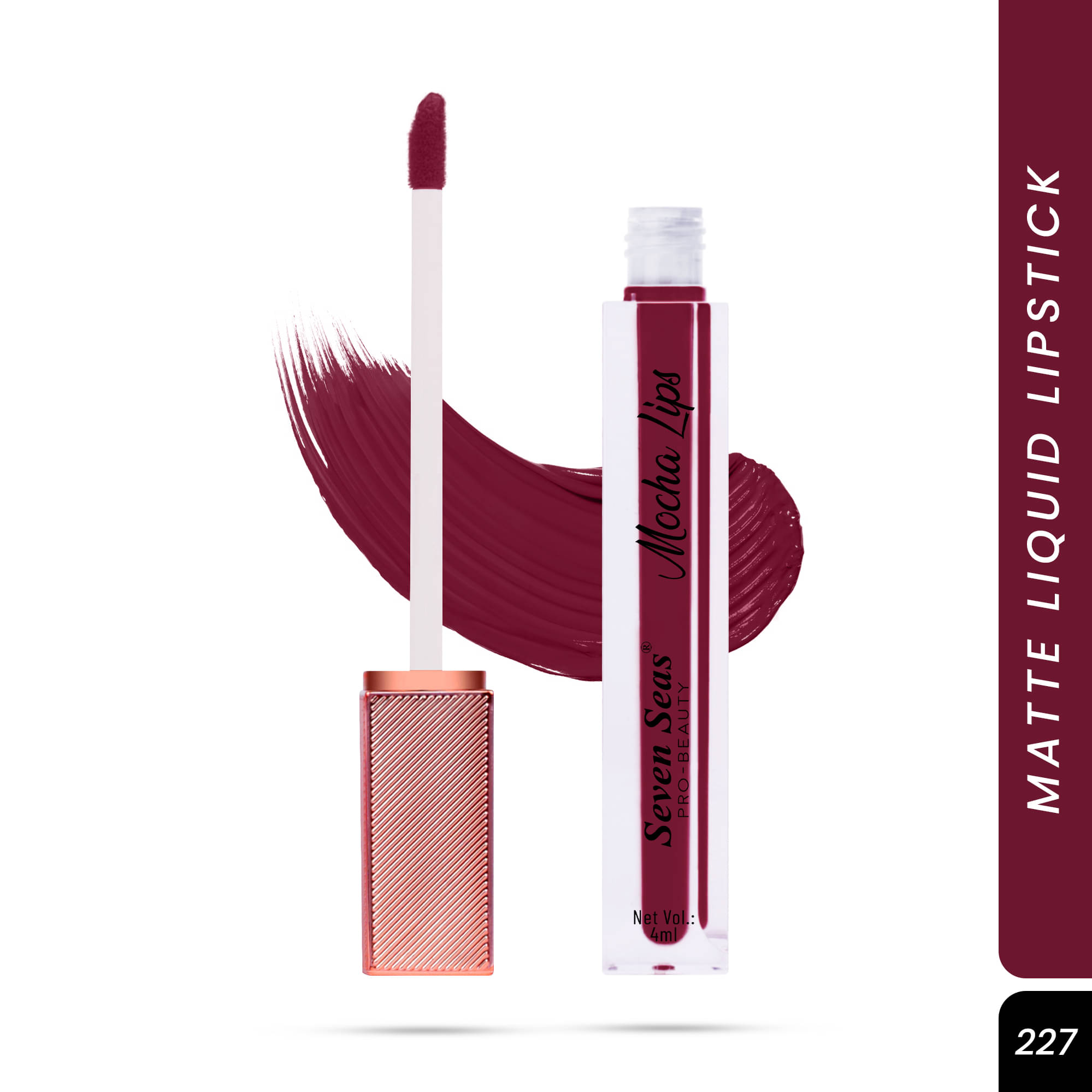     			Seven Seas Deep Pink Matte Long Lasting Liquid Lipstick ( Pack of 1 )