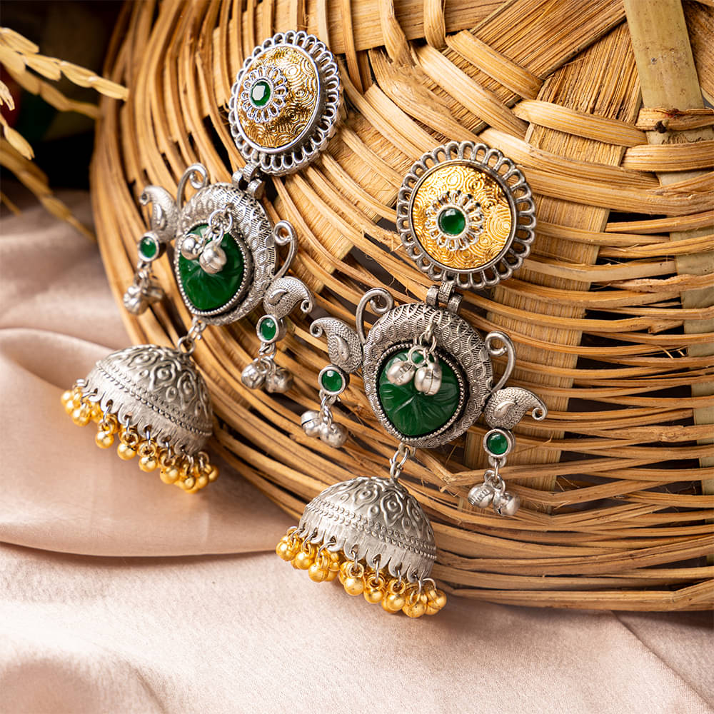     			She store Multi Color Jhumki Earrings ( Pack of 1 )