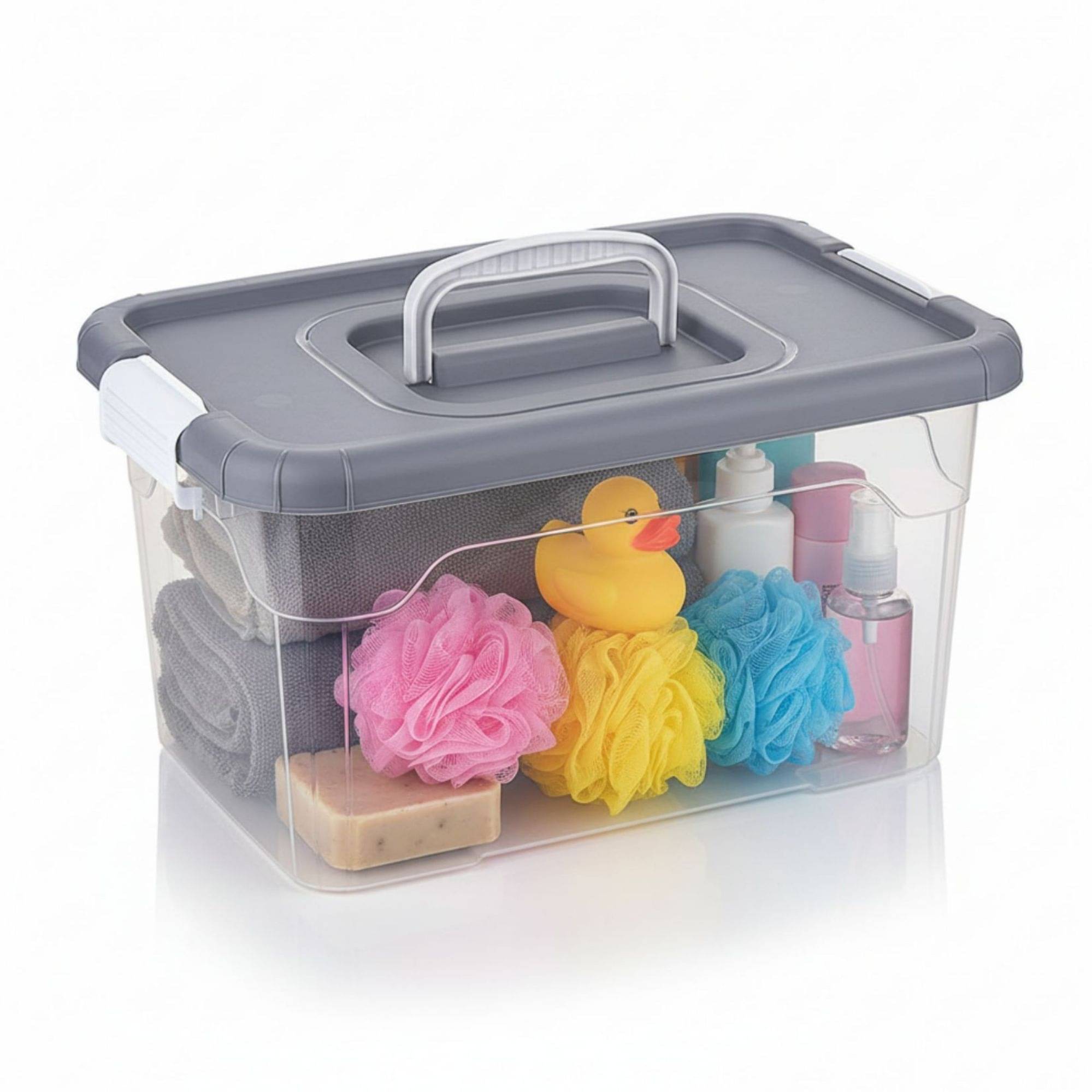     			Sonal Swift Big Plastic Grey Multi-Purpose Container ( Set of 1 )