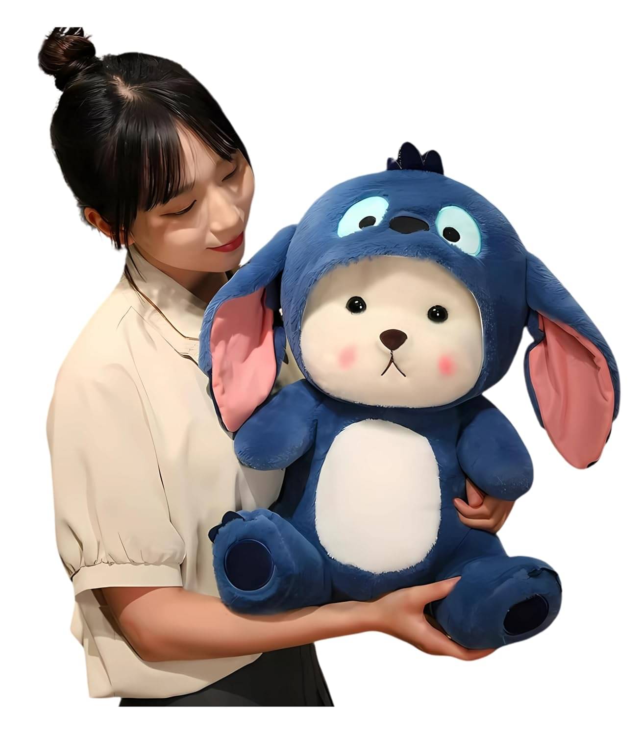     			Stuffed Blue Dragon Hooded Teddy Bear (60cm) | Soft Plush Toy for Kids, Cute Dragon-Themed Cuddly Bear, for Children Ultra-Soft Huggable Cuddle Buddy