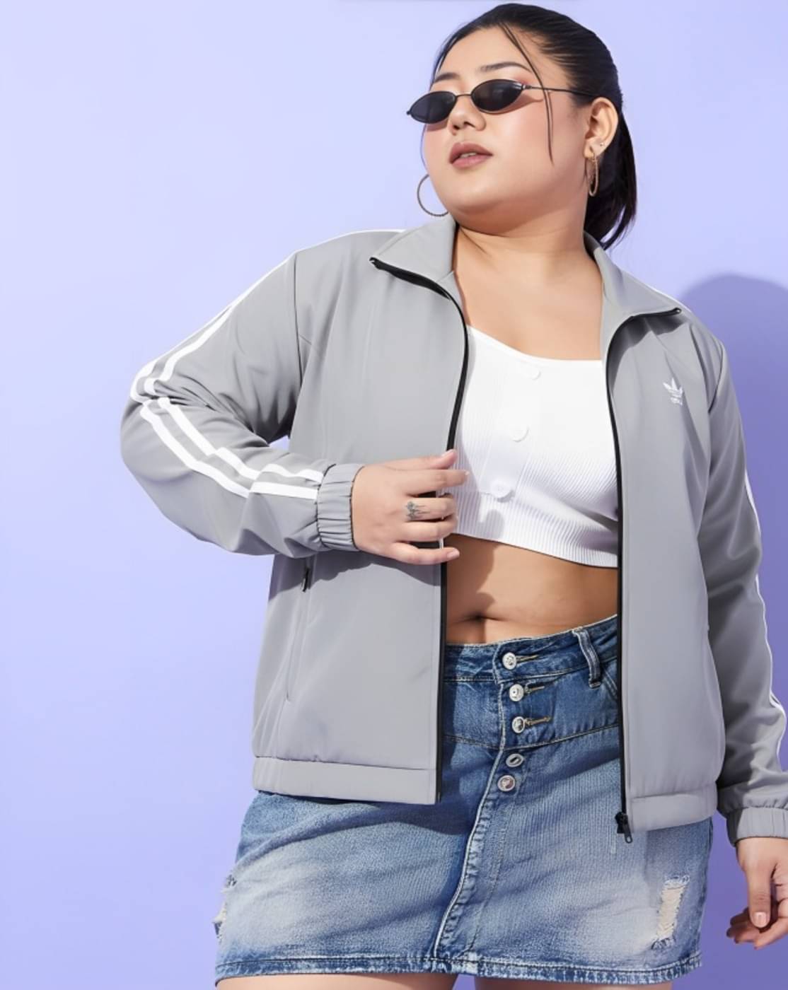     			THECLASSICTOGS - Polyester Blend Grey Bomber Jackets Pack of 1