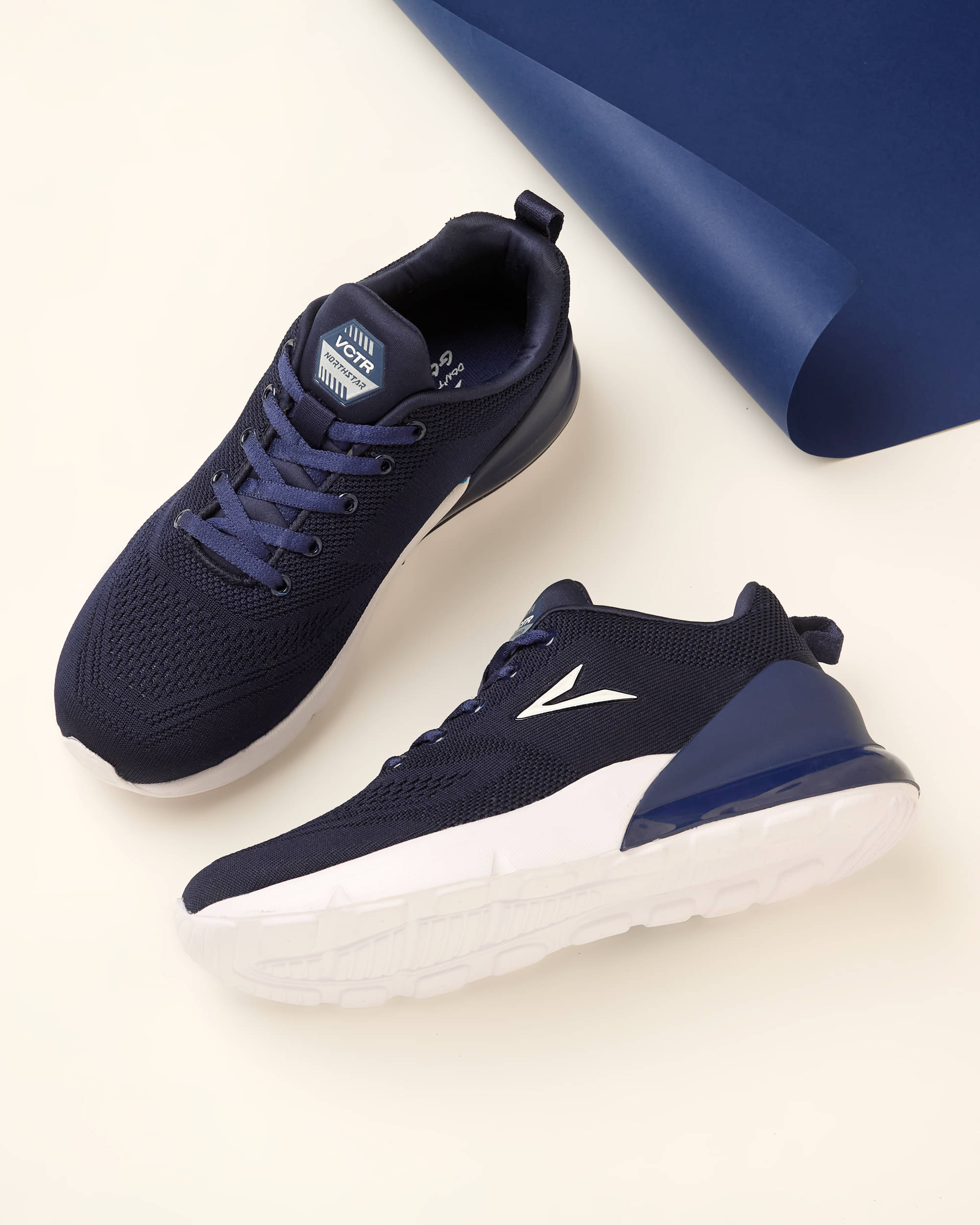 VCTR North NR01 Navy Men's Sports Running Shoes     			VCTR North NR01 Navy Men's Sports Running Shoes