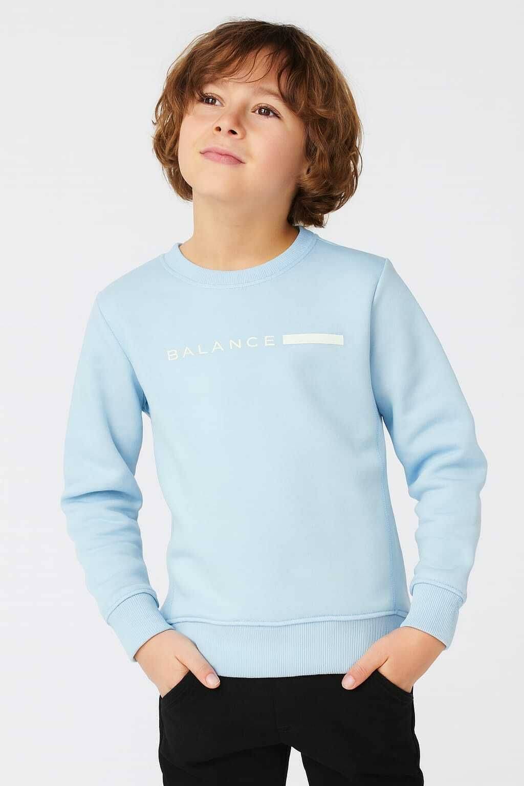     			WILD ELEPHANT Pack of 1 Boys Fleece Sweatshirt ( Light Blue )