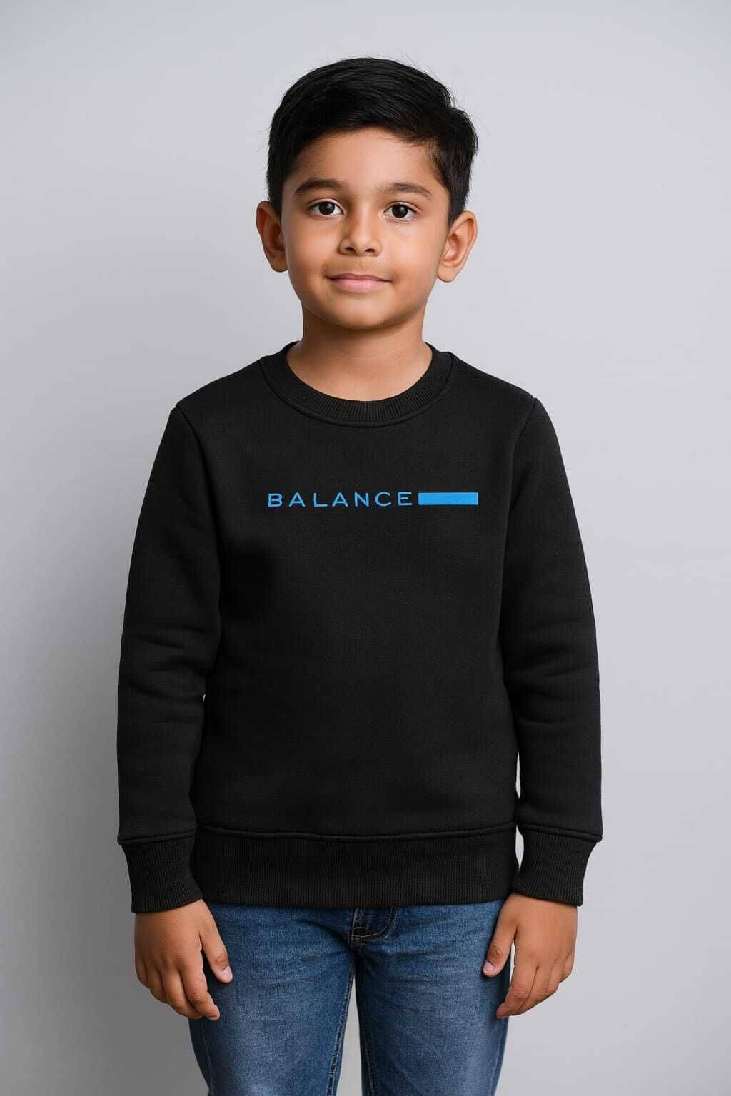     			WILD ELEPHANT Pack of 1 Boys Fleece Sweatshirt ( Black )