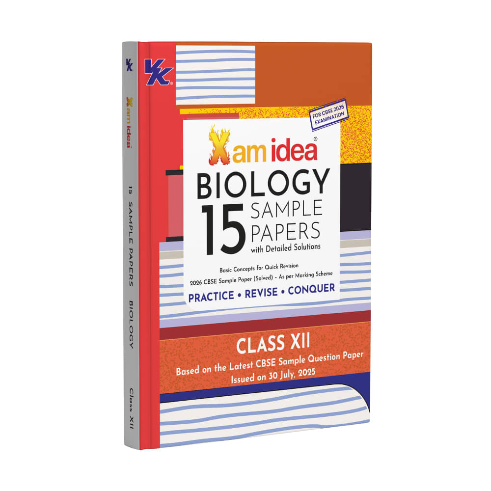 Xam idea Class 12 Biology 15 Sample Papers 2026 | Latest CBSE SQP | With 2025 Solved Board Paper, Detailed Solutions & Quick Revision Concepts     			Xam idea Class 12 Biology 15 Sample Papers 2026 | Latest CBSE SQP | With 2025 Solved Board Paper, Detailed Solutions & Quick Revision Concepts