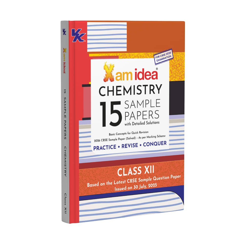     			Xam idea Class 12 Chemistry 15 Sample Papers 2026 | As per latest CBSE SQP | With Solved Board Paper 2025 & Quick Revision Concepts
