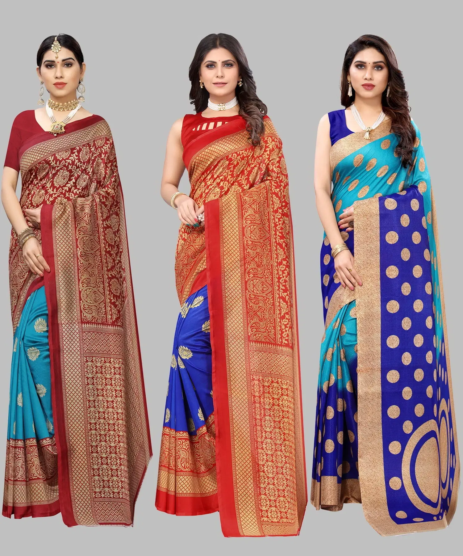     			Yashika Art Silk Printed Regular Saree With Unstitched Blouse Piece ( Light Green )