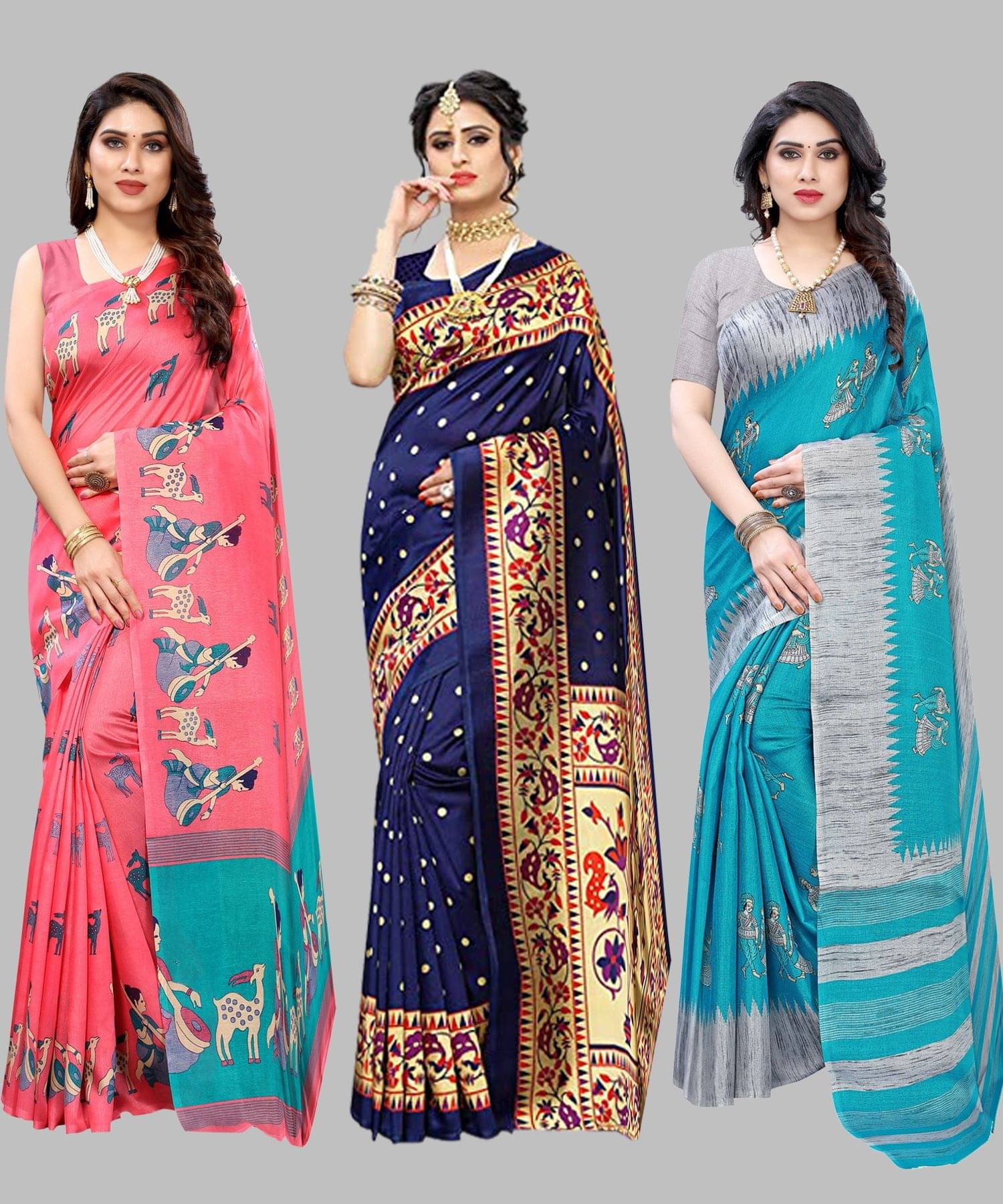     			Yashika Art Silk Self Design Regular Saree With Unstitched Blouse Piece ( Pink )