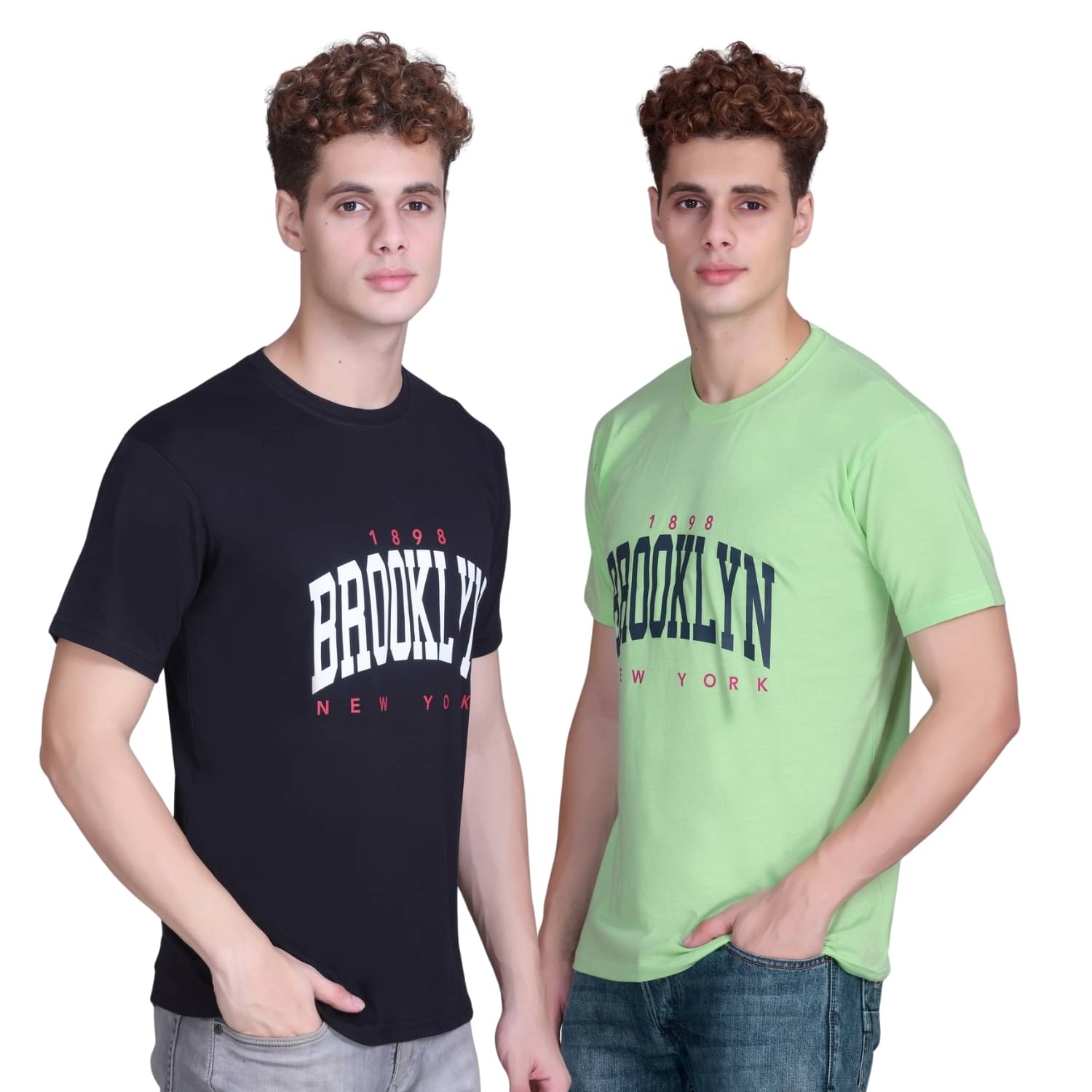     			ZEFFORA Men Cotton Blend Regular Fit Printed T-Shirt ( Multicolor1 )