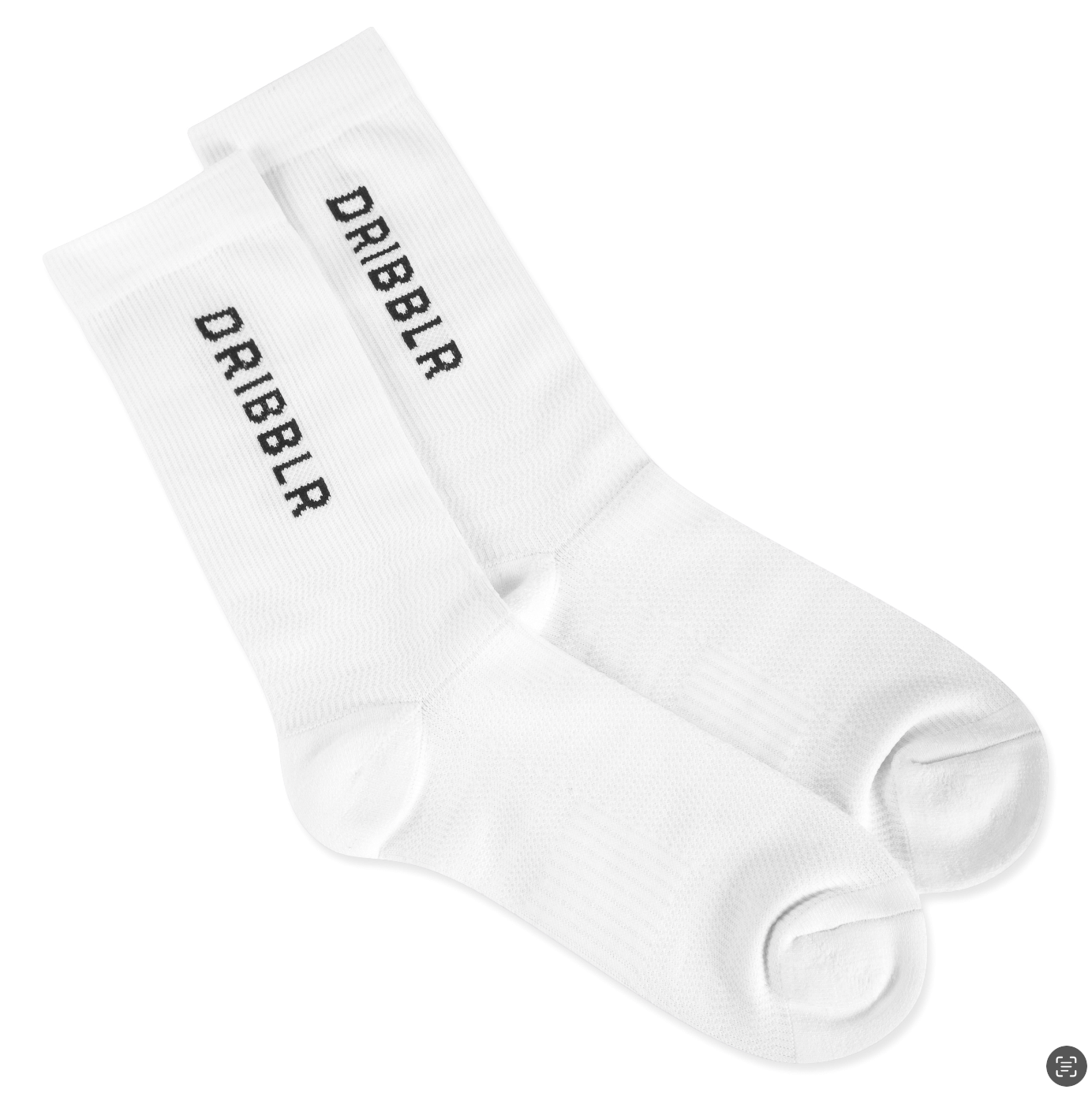     			dribblr Pack of 3 Men's Cotton Mid Length Socks ( White )