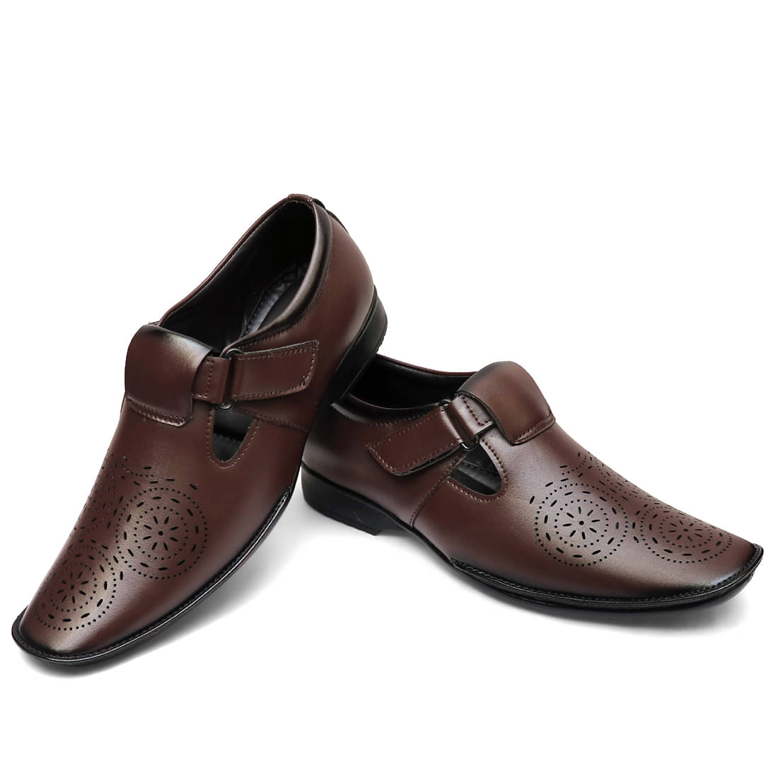     			justino enetrprises - Brown Men's Sandals