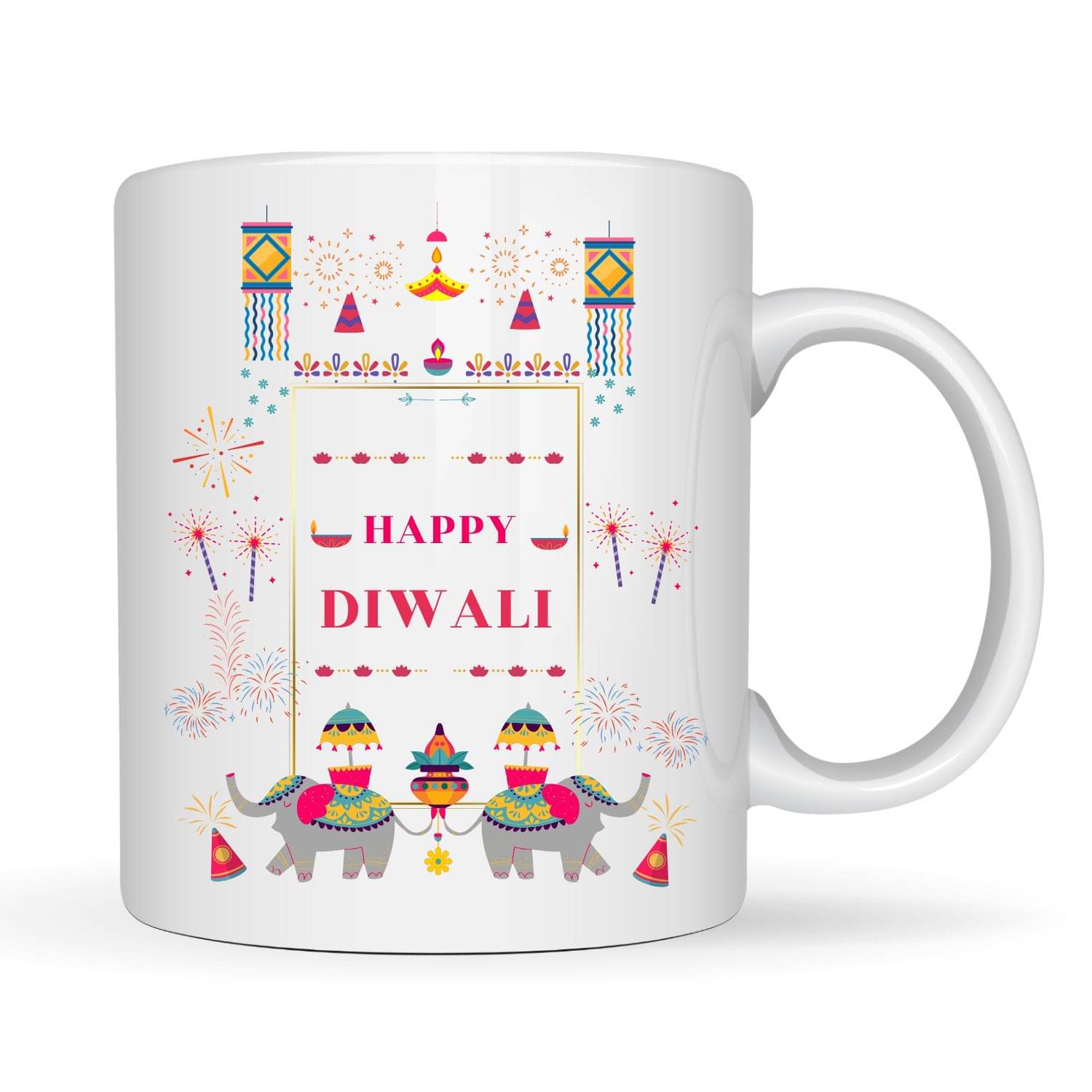 maddock corp Diwali Special Mug Ceramic Coffee Mug 350 mL ( Pack of 1 ) maddock corp Diwali Special Mug Ceramic Coffee Mug 350 mL ( Pack of 1 )