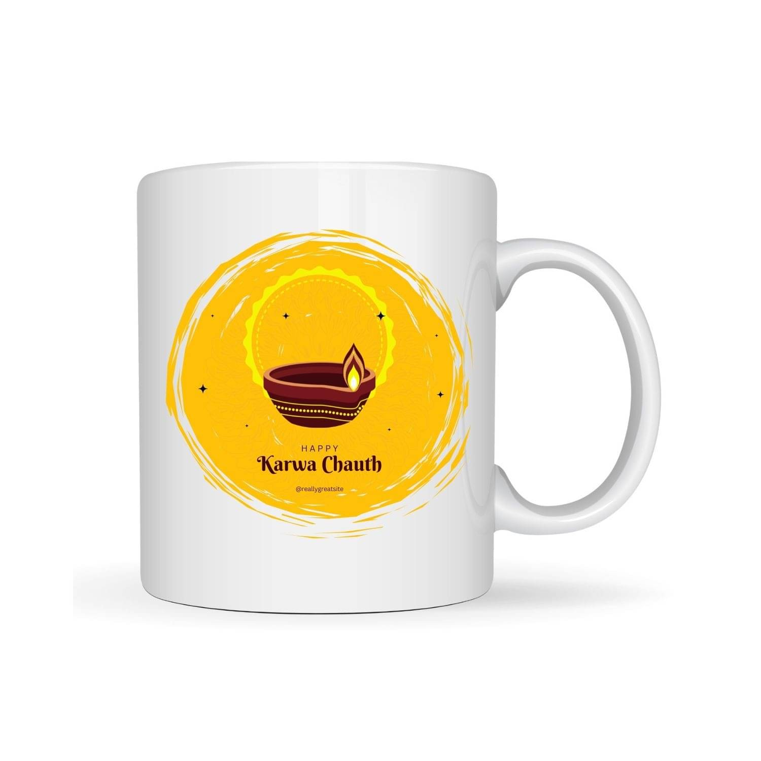maddock corp Festival White Mug Ceramic Coffee Mug 350 mL ( Pack of 1 ) maddock corp Festival White Mug Ceramic Coffee Mug 350 mL ( Pack of 1 )