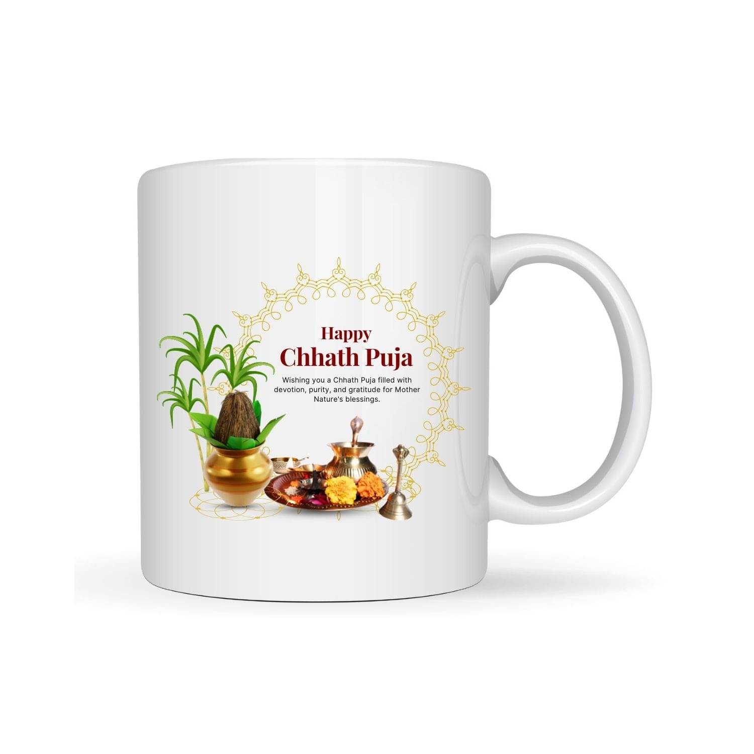 maddock corp Festival White Mug Ceramic Coffee Mug 350 mL ( Pack of 1 )     			maddock corp Festival White Mug Ceramic Coffee Mug 350 mL ( Pack of 1 )