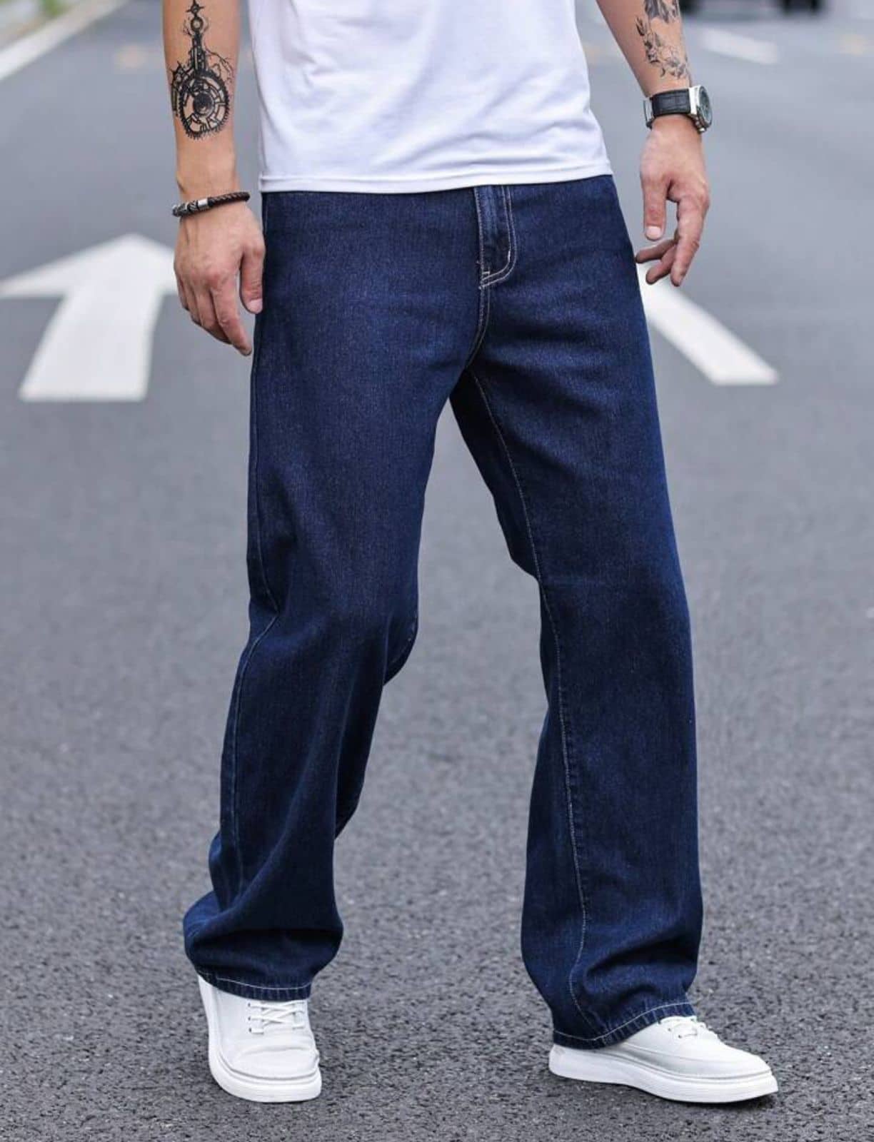 9x denims Clean Look Men's Jeans - Dark Blue ( Pack of 1 ) - Jeans | Buy online on ZillyBuy