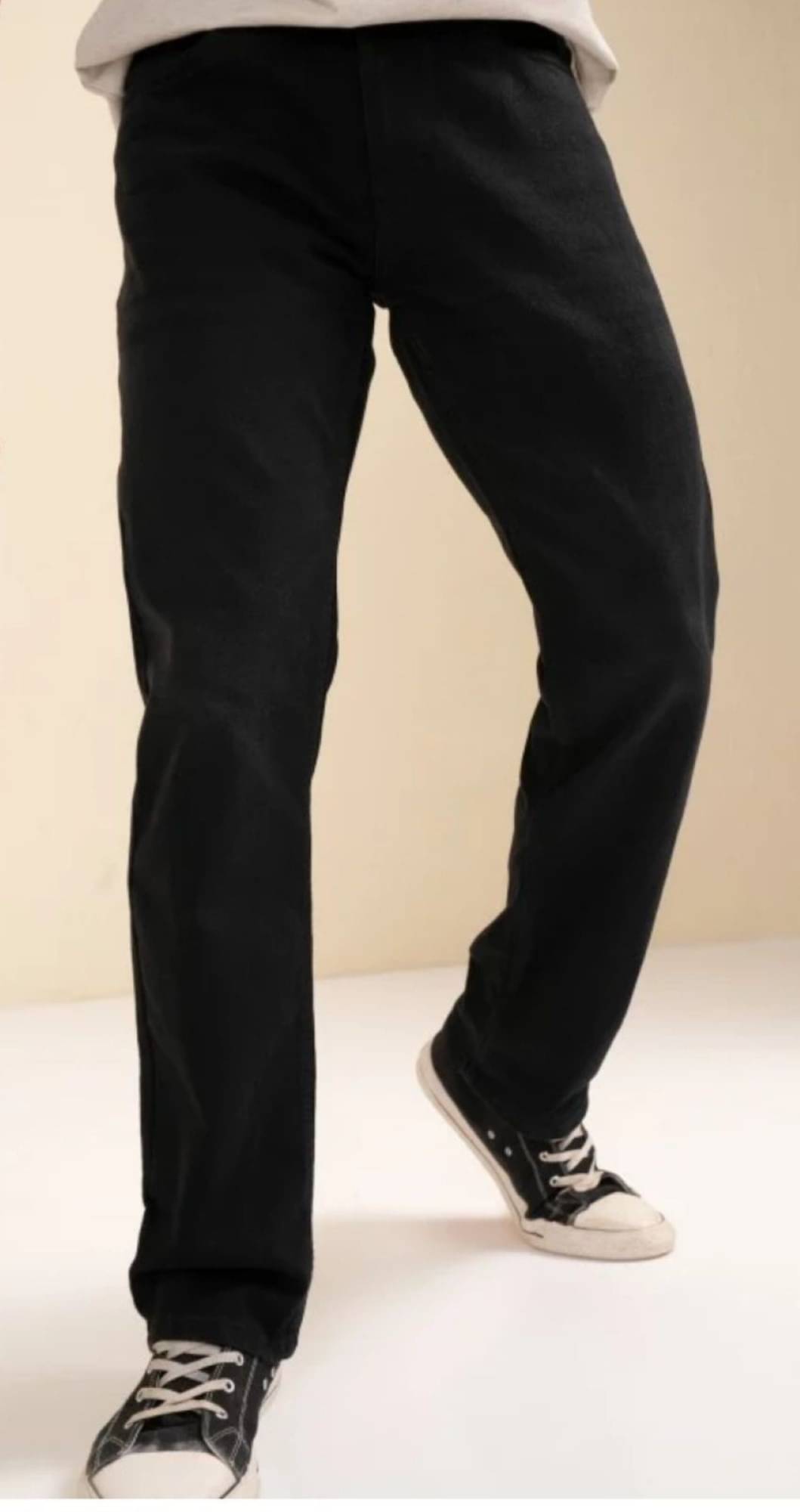     			9x denims Clean Look Men's Jeans - Black ( Pack of 1 )