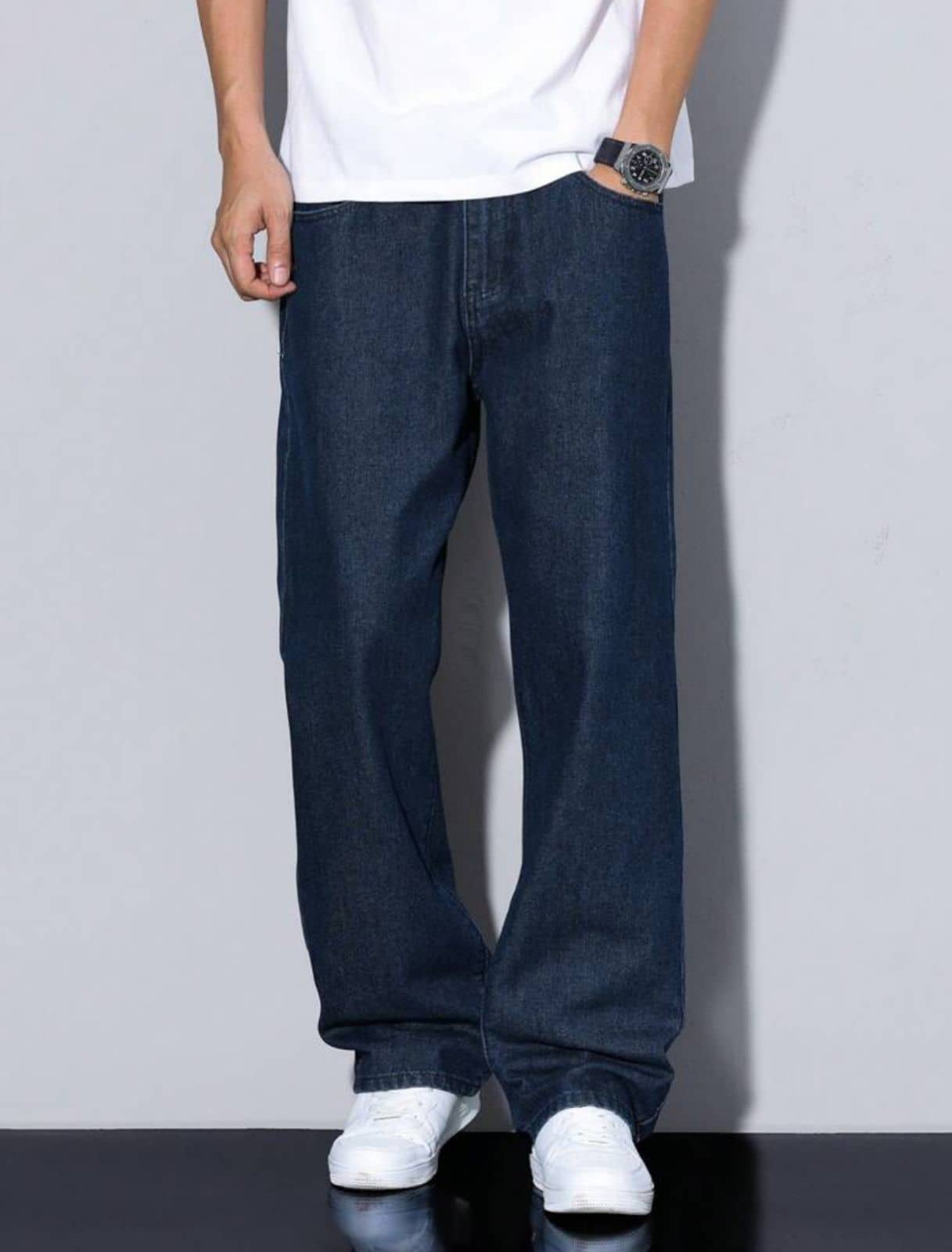 9x denims Clean Look Men's Jeans - Dark Blue ( Pack of 1 ) - Jeans | Buy online on ZillyBuy