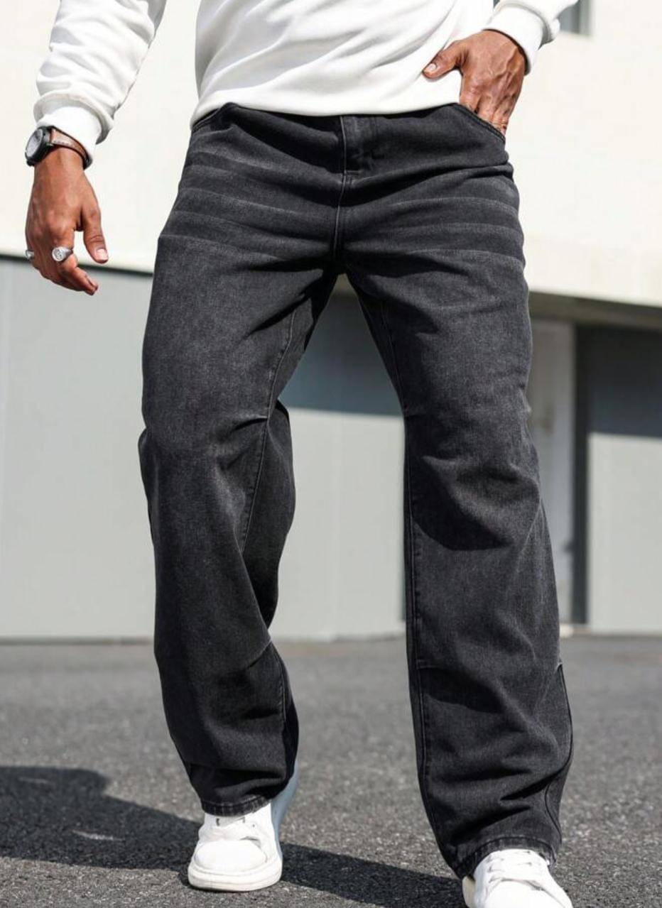     			9x denims Clean Look Men's Jeans - Black ( Pack of 1 )