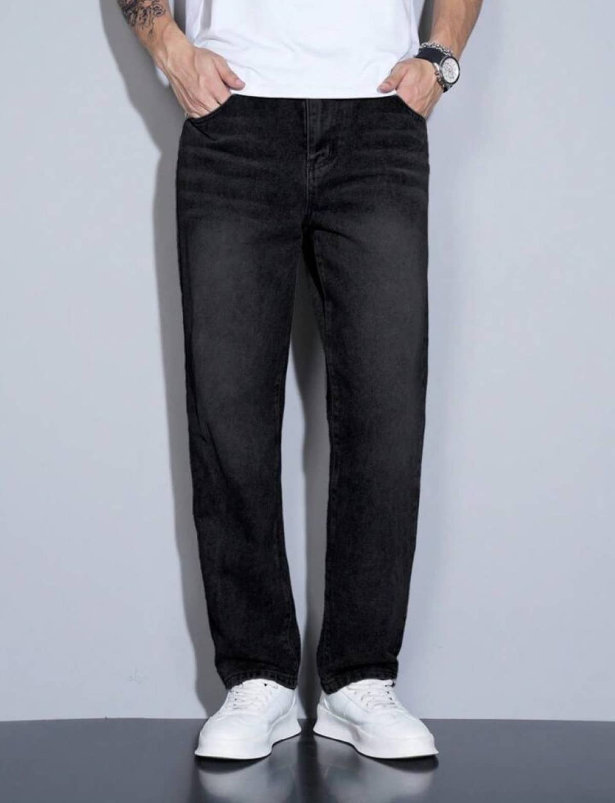 9x denims Clean Look Men's Jeans - Black ( Pack of 1 ) - Jeans | Buy online on ZillyBuy