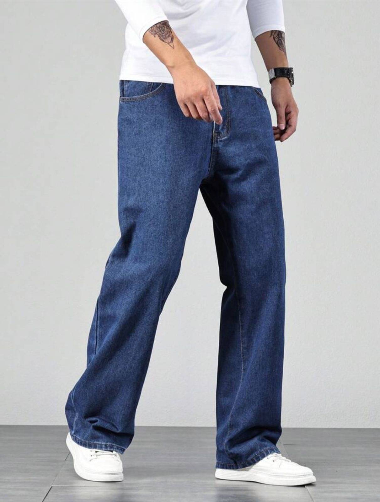     			9x denims Clean Look Men's Jeans - Dark Blue ( Pack of 1 )