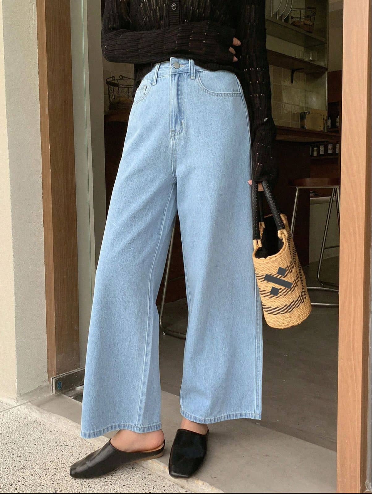 9x denims Women's Baggy Fit High-Rise Jeans ( Blue ) - Jeans | Buy online on ZillyBuy