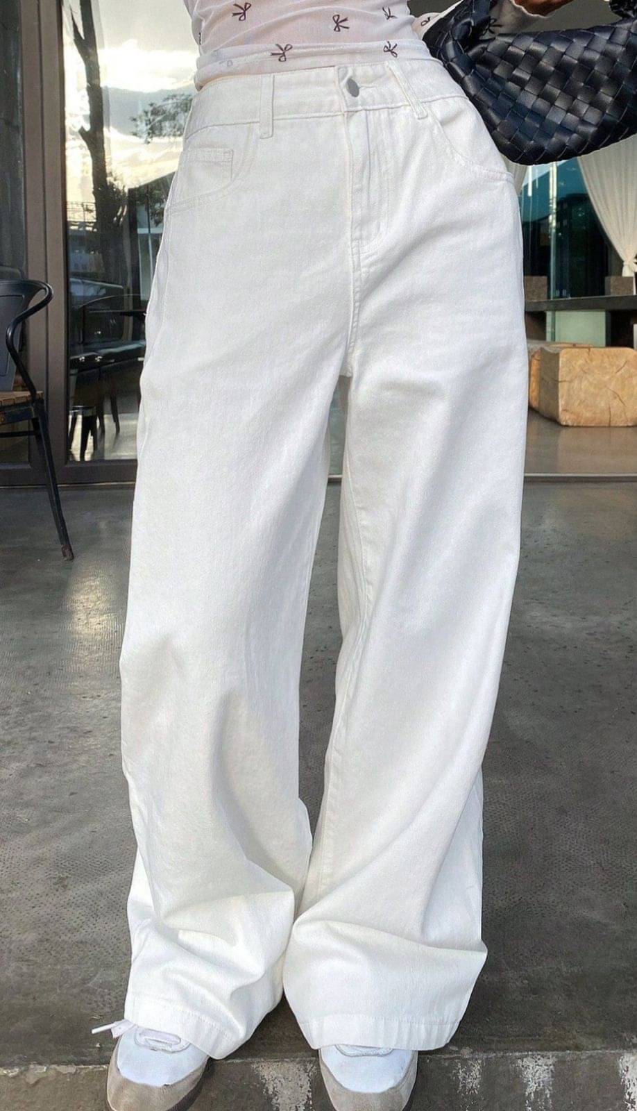     			9x denims Women's Relaxed Fit High-Rise Jeans ( White )