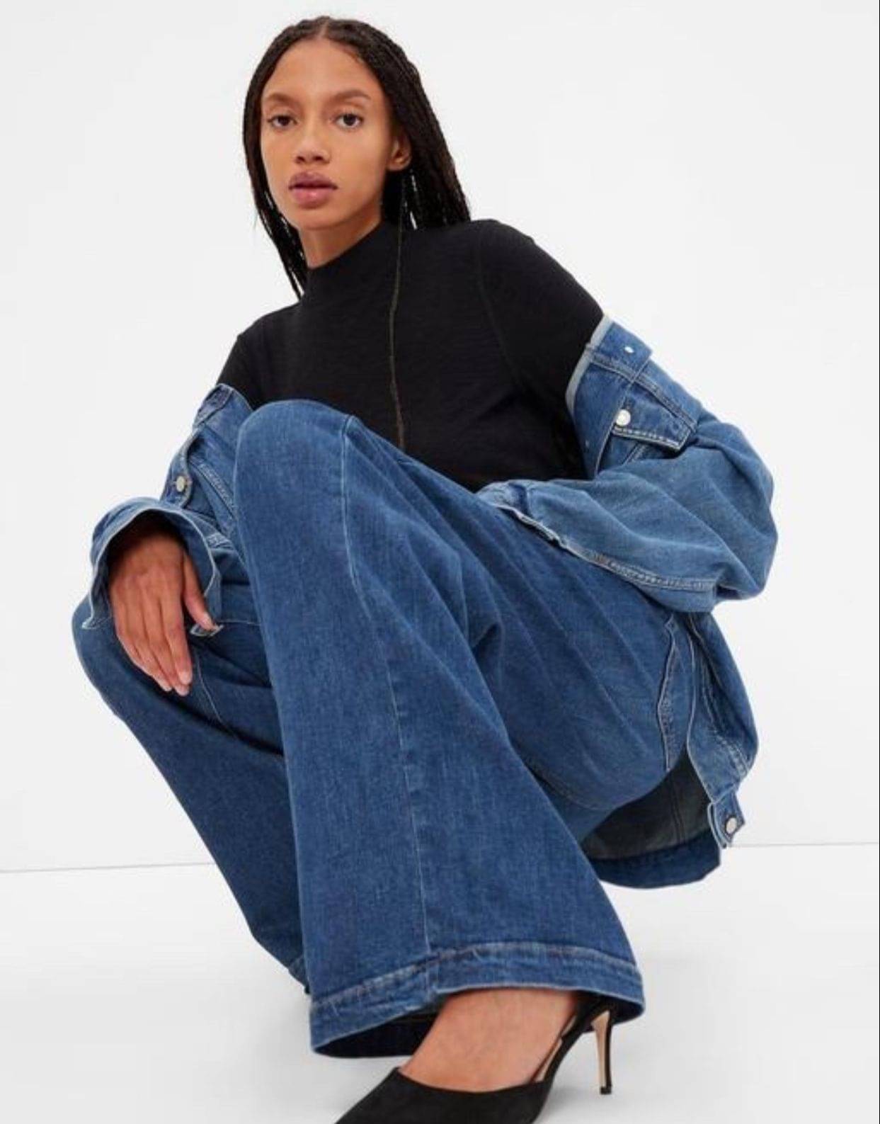     			9x denims Women's Straight Fit High-Rise Jeans ( Dark Blue )