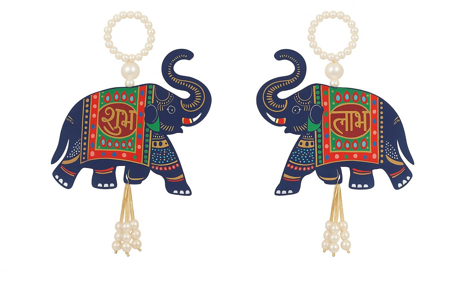     			Arshika Enterprises Multicolor Wood Diwali Toran