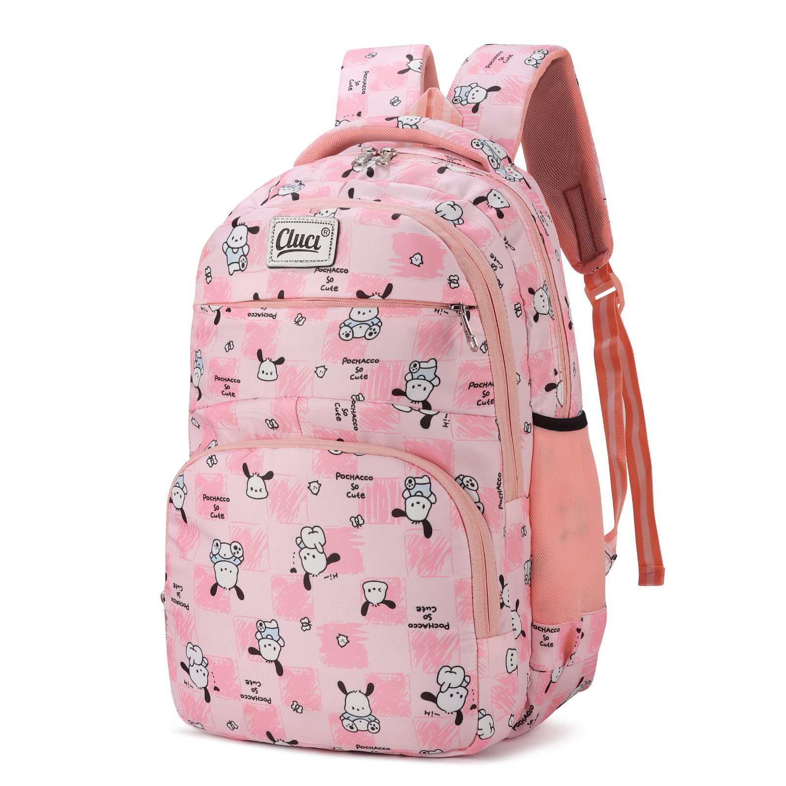     			CLUCI 30 Ltrs Polyester Backpack *For Boys & Girls ( Pink )
