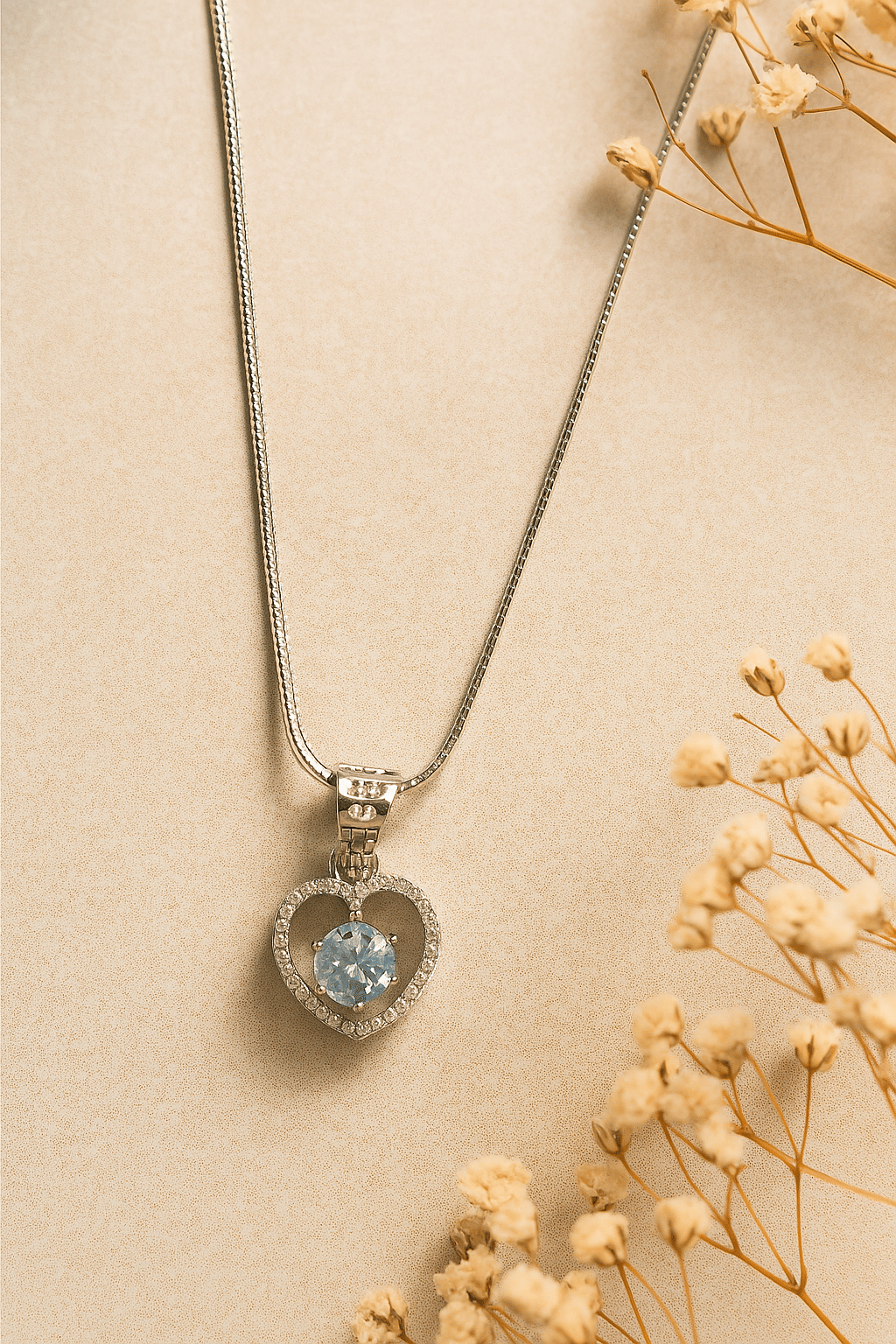     			DIVINOOR Blue Pendant ( Pack of 1 )
