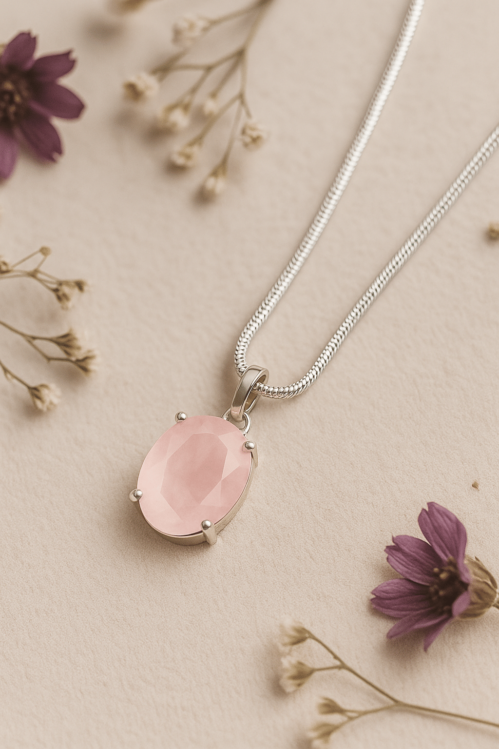     			DIVINOOR Pink Pendant ( Pack of 1 )