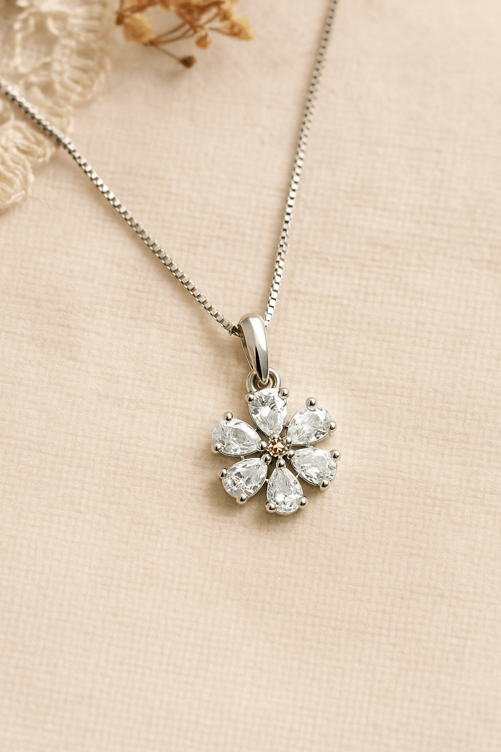     			DIVINOOR White Pendant ( Pack of 1 )