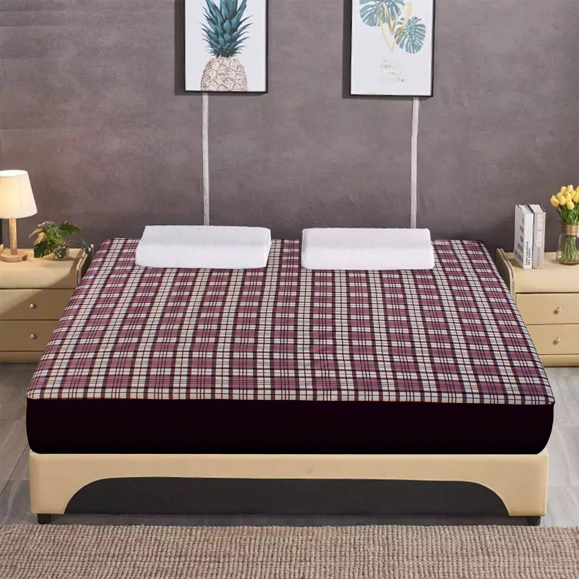 Dream Care Beige Quilted Mattress Cover     			Dream Care Beige Quilted Mattress Cover