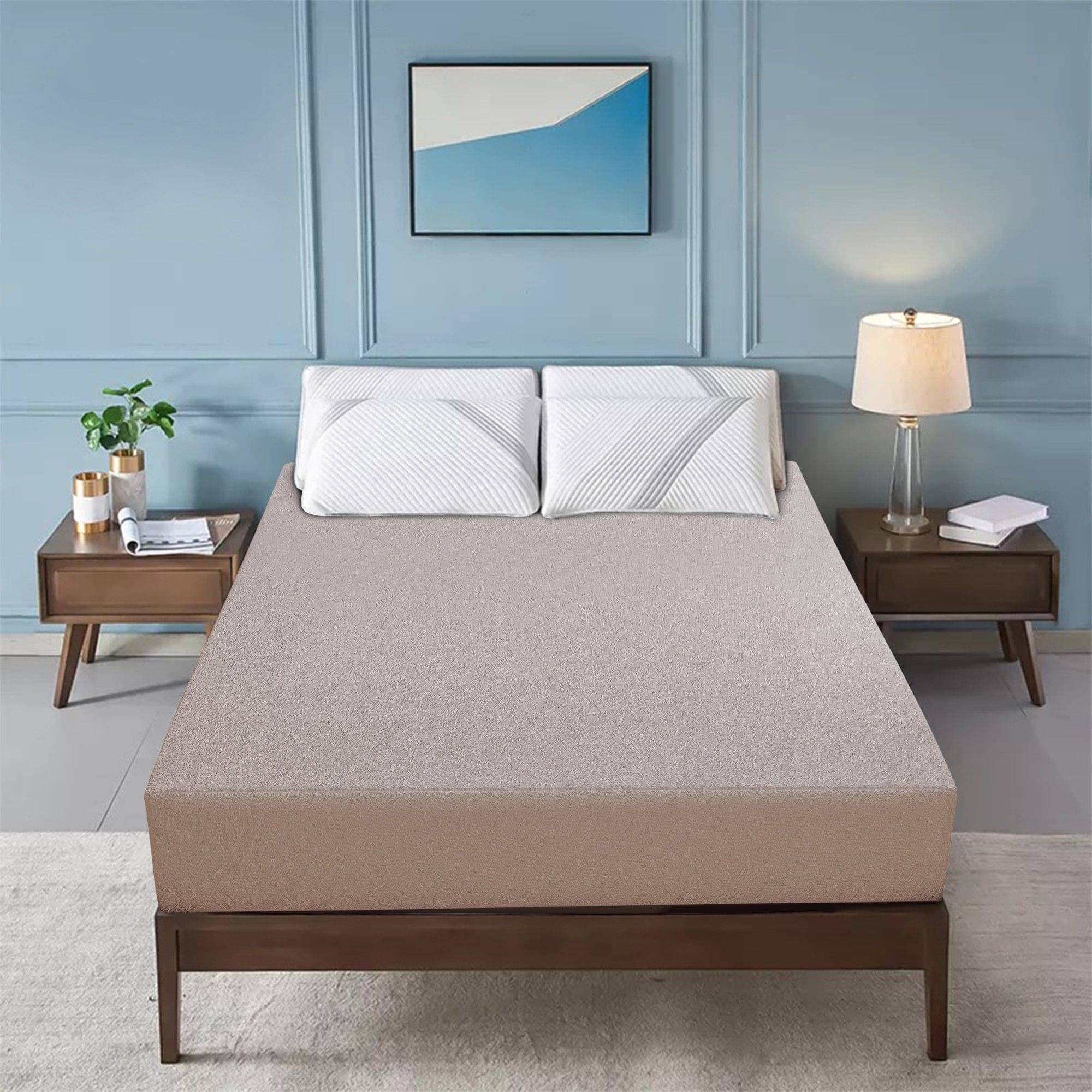 Dream Care Blue Quilted Mattress Cover     			Dream Care Blue Quilted Mattress Cover