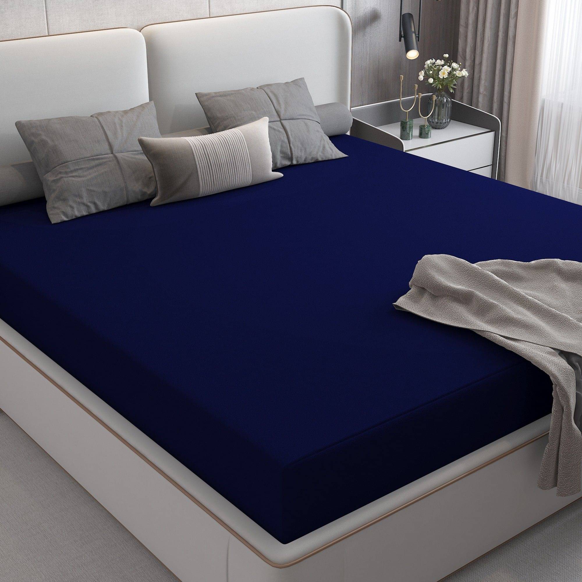     			Dream Care Brown Cotton Mattress Cover
