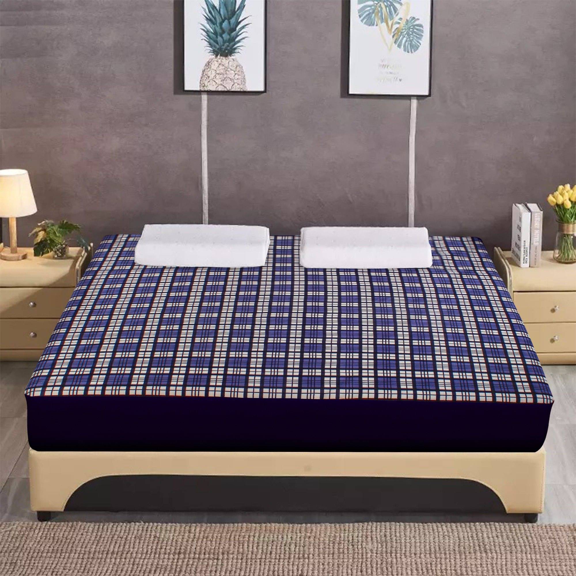 Dream Care Brown Cotton Mattress Cover     			Dream Care Brown Cotton Mattress Cover